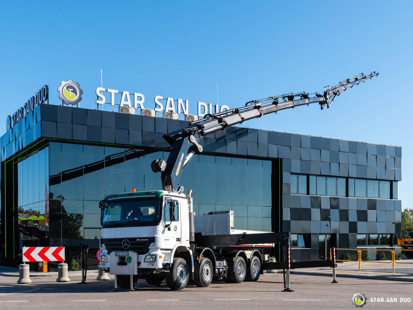 MERCEDES BENZ ACTROS 4144 8x4 PALFINGER PK 85002 HDS Żuraw Wciągarka Fly Jib