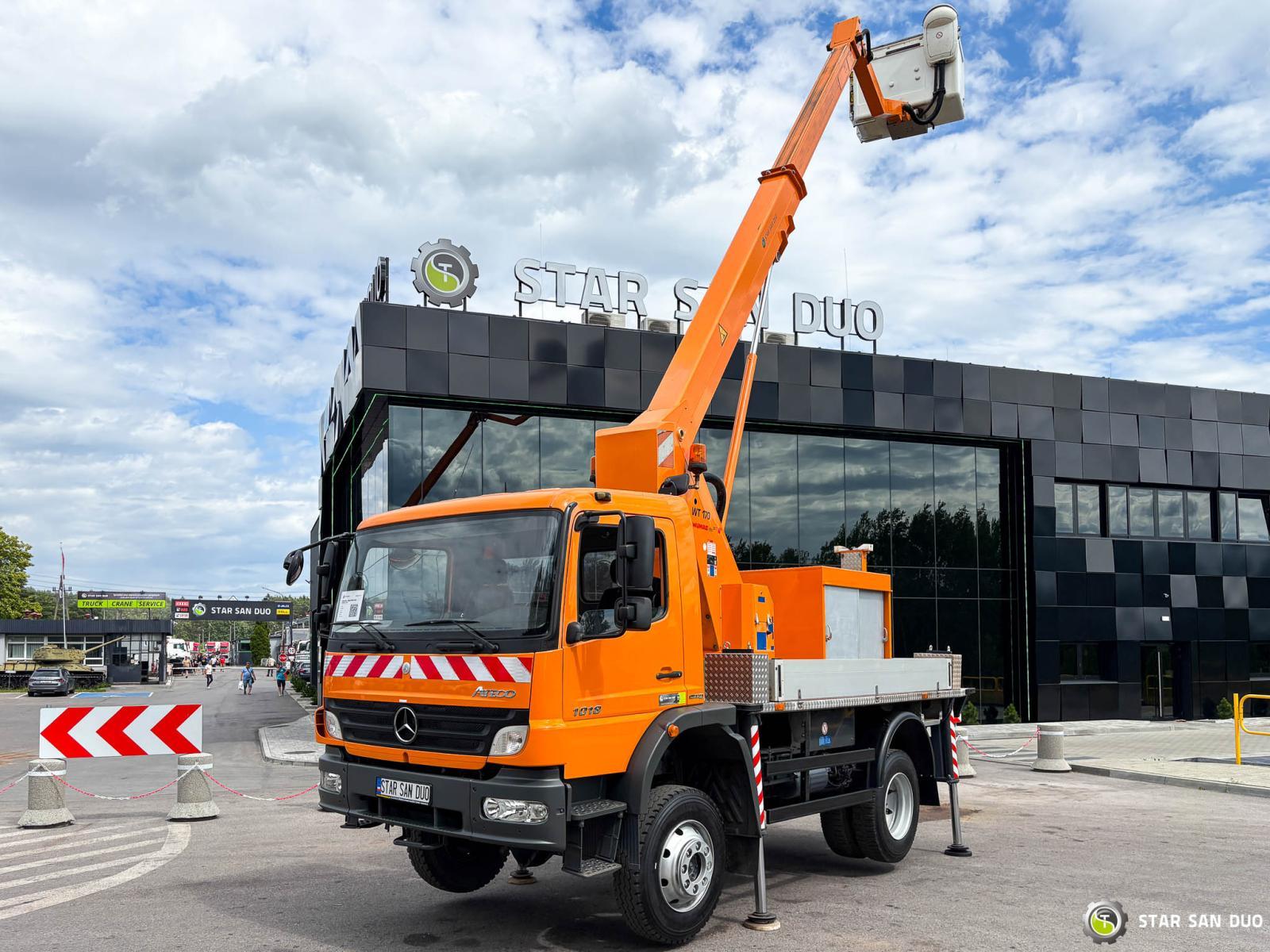 MERCEDES - BENZ ATEGO 4x4 1018 WUMAG WT 170 Podnośnik Koszowy 17 Metrów