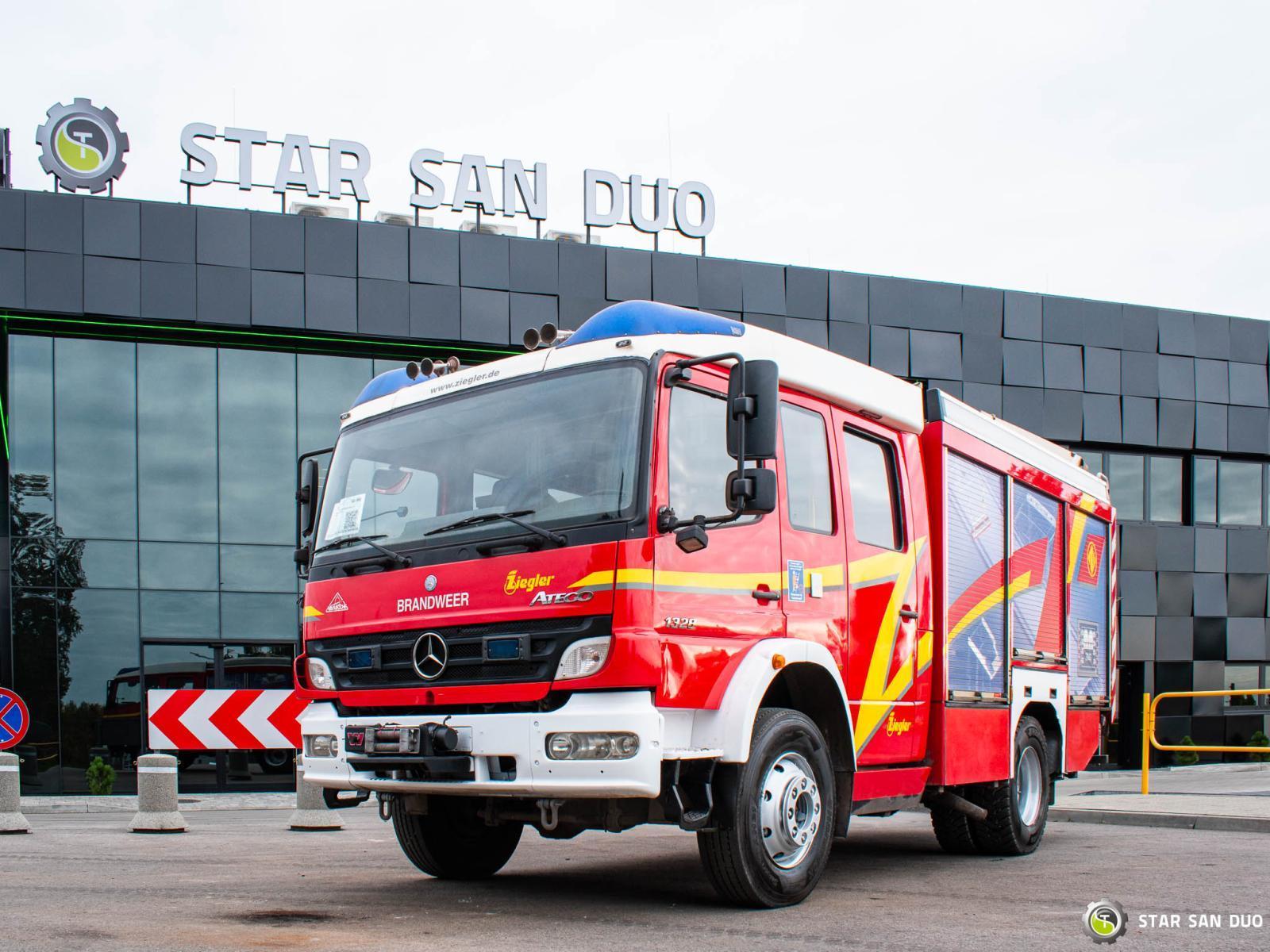 MERCEDES BENZ ATEGO 1328 4x4 ZIEGLER LF 20/16 Straż pożarna