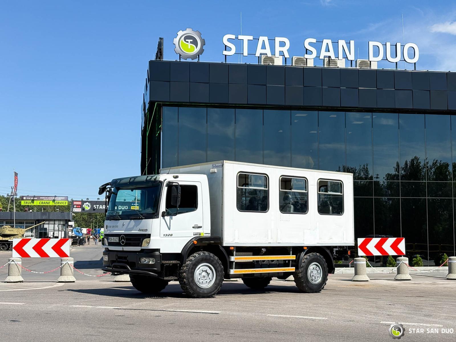 MERCEDES-BENZ ATEGO 1326 4x4 Brygadówka Kamper Przewóz Osób