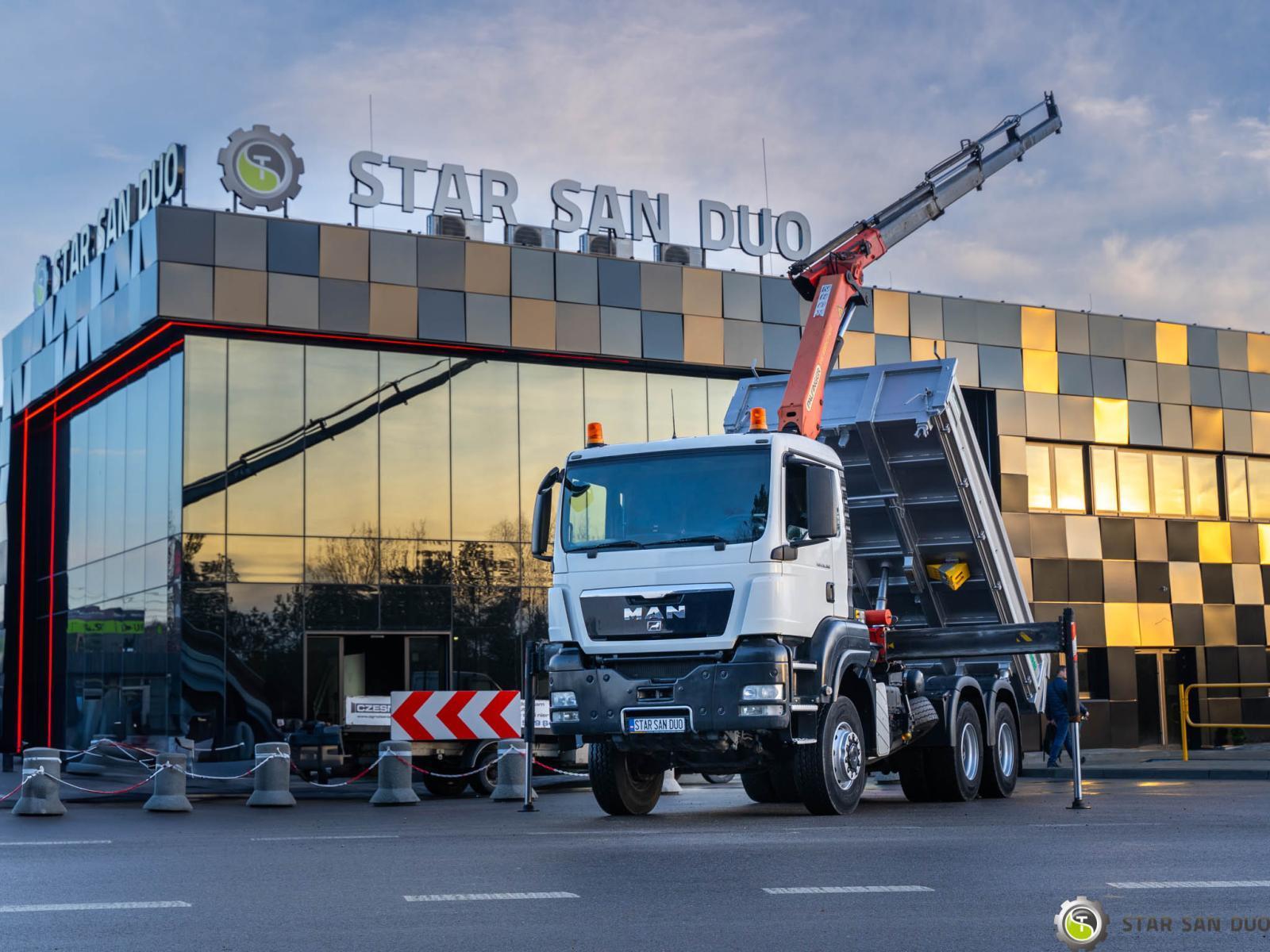 MAN TGS 26.360 6x6 PALFINGER PK 18001 EH HDS Żuraw Wywrotka