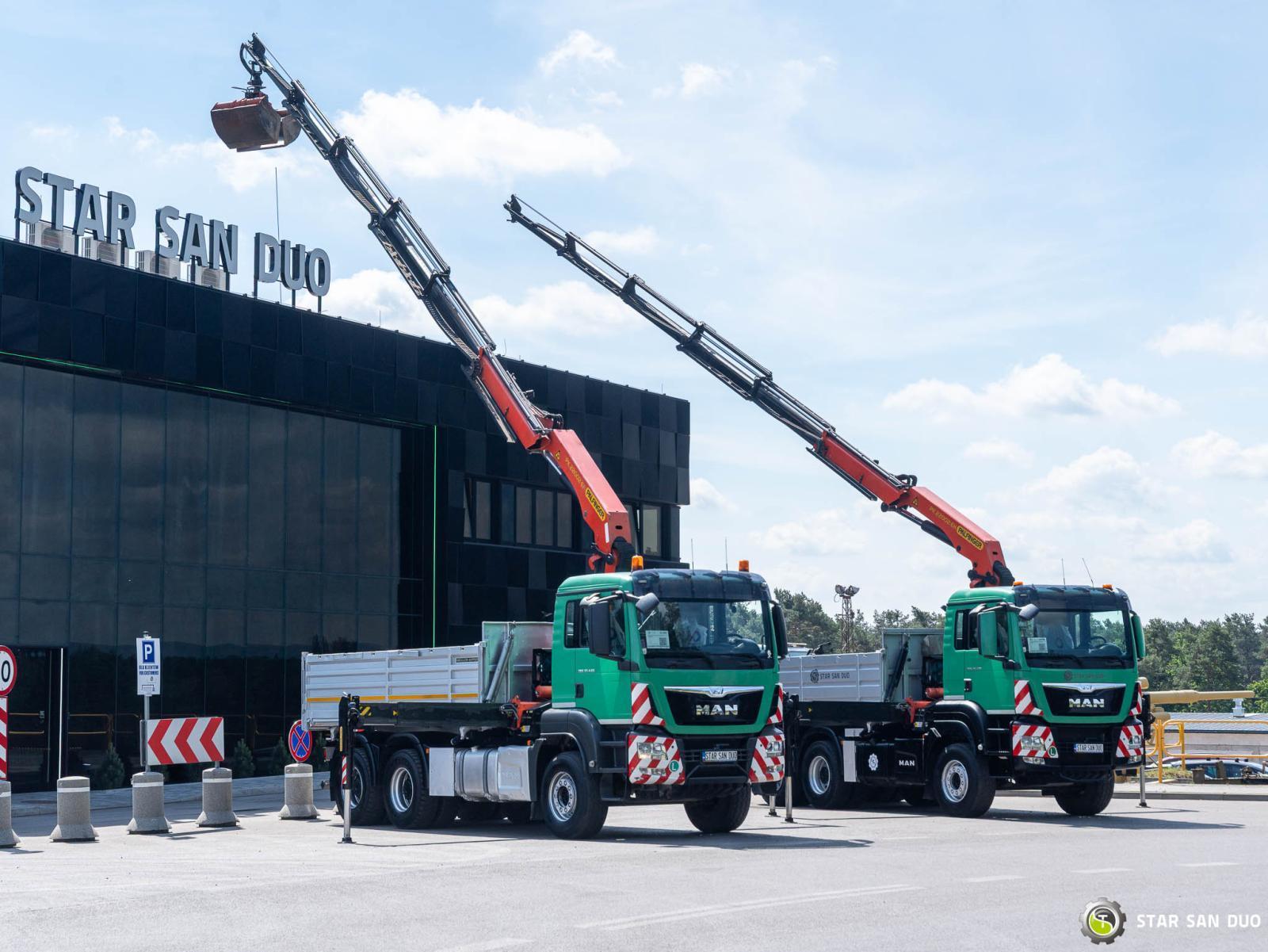 MAN TGS 33.480 6x4 PALFINGER PK 22002 HDS Żuraw Wywrotka Łyżka