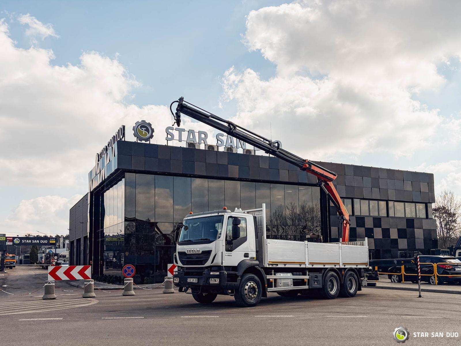 IVECO TRAKKER 450 6x4 PALFINGER PK 18502 SH Rotator