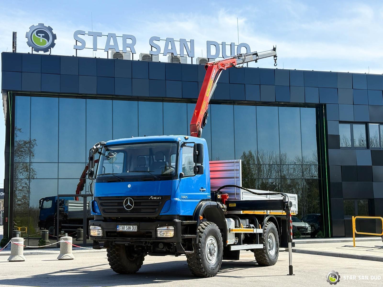 Mercedes-Benz AXOR 1824 4x4 PALFINGER PK 8500 Crane Kran
