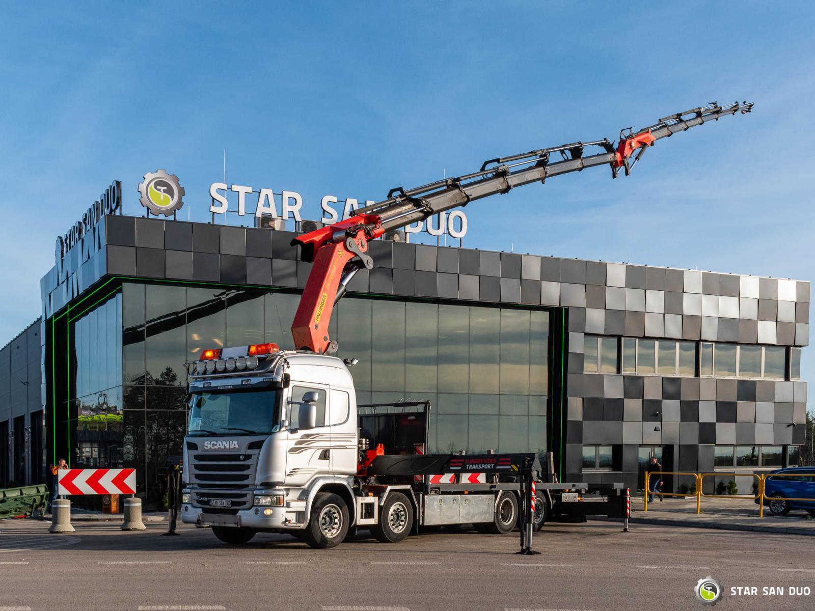SCANIA G450 8x2 PALFINGER PK 78002 SH Fly Jib  Crane