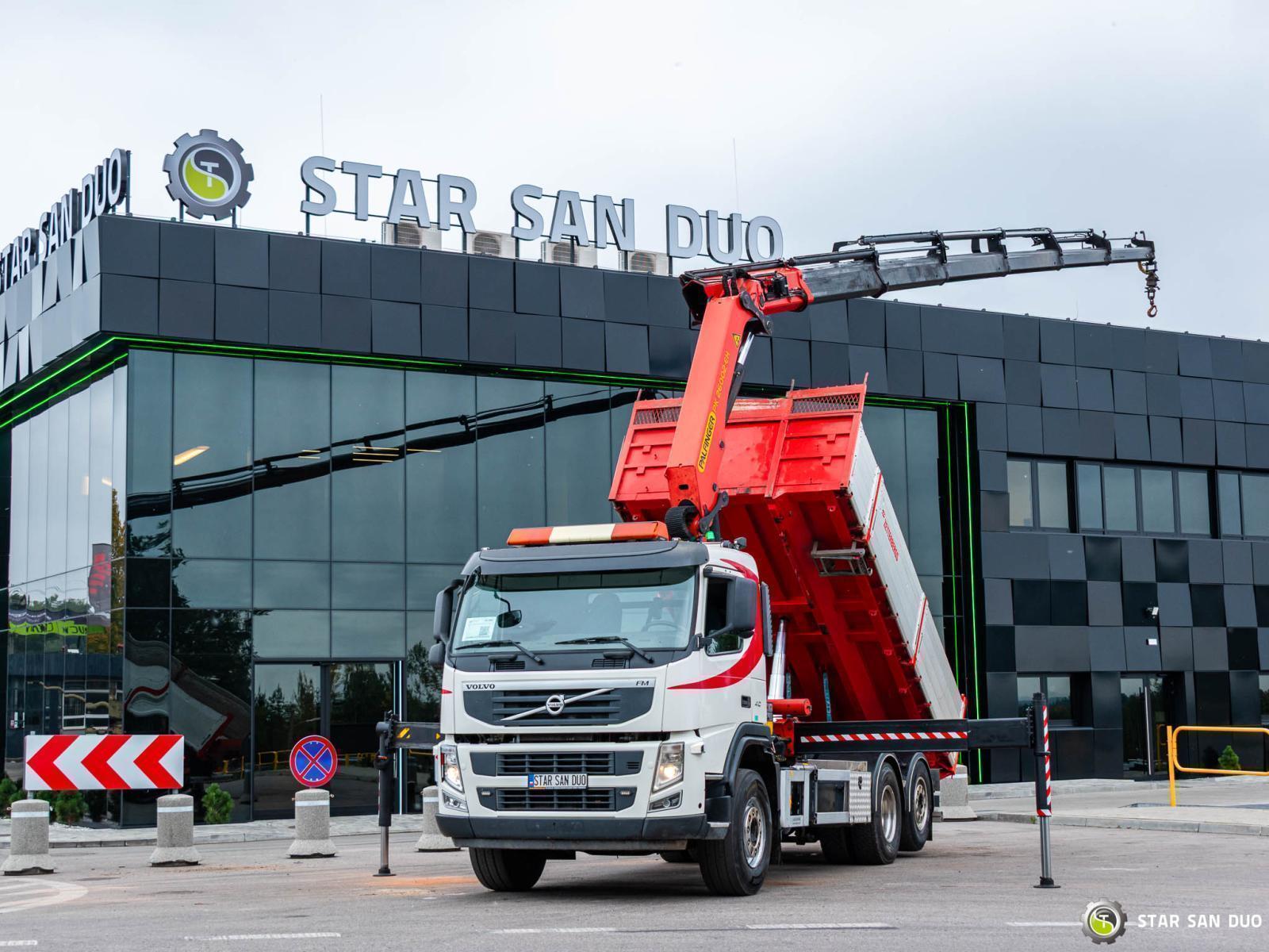 VOLVO FM 410 6x2 PALFINGER PK 26002 EH Żuraw HDS Wywrotka Rotator