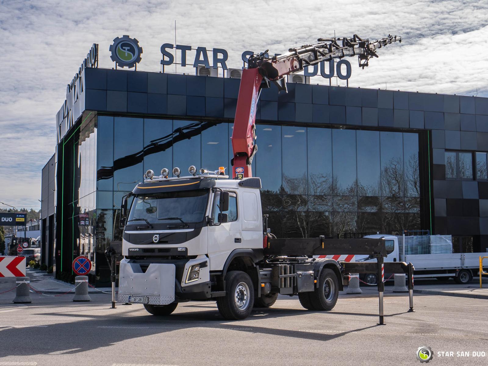 VOLVO FMX 460 4x2 HMF 4020-K5  FLY JIB  Żuraw EURO 6