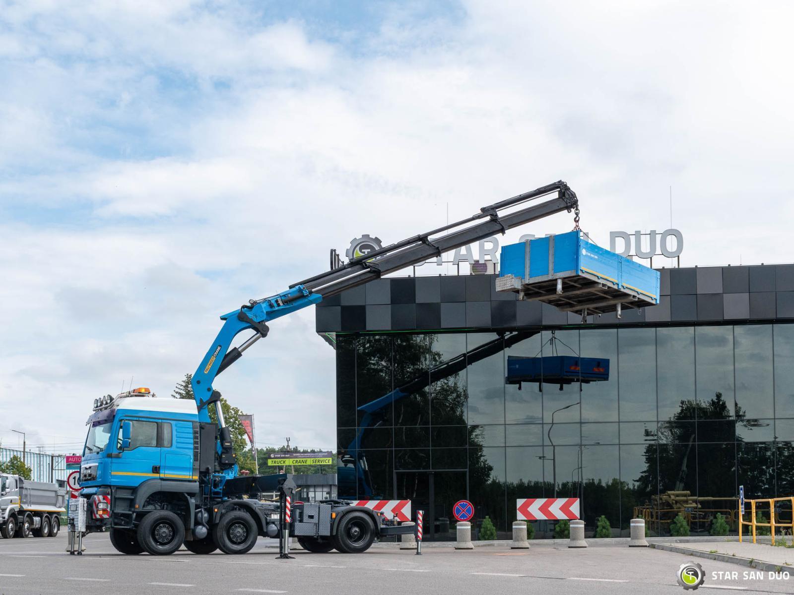 MAN TGA 33.480 6x6 Palfinger PK60002 Crane 5th Wheel