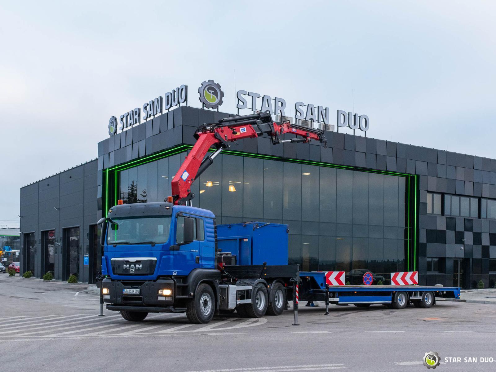 MAN TGS 26.400 6x4 HMF 3722 Fly Jib HDS Żuraw Crane Zestaw
