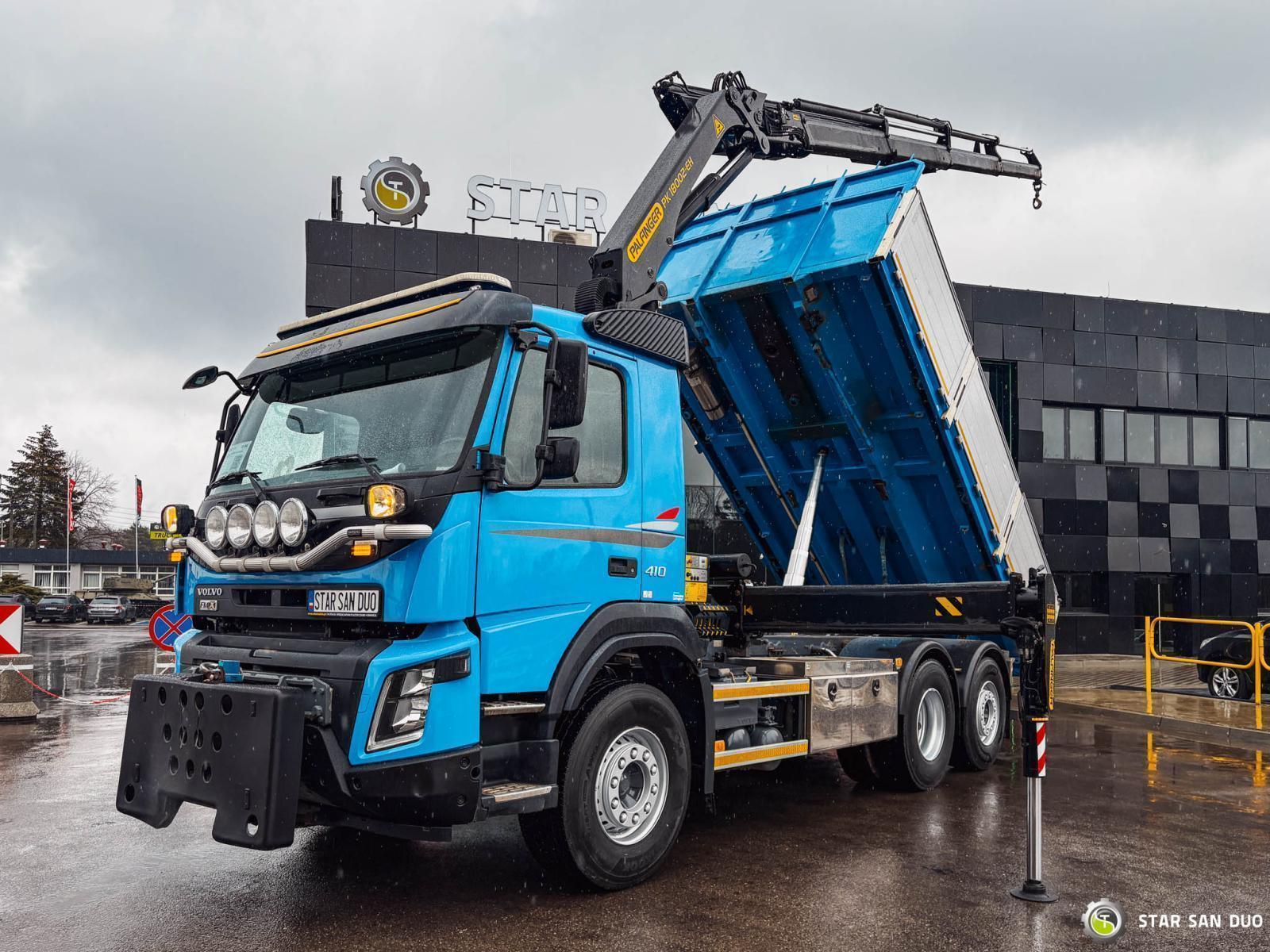 VOLVO FMX 410 6x2 PALFINGER PK 18002 Crane 340 Hours