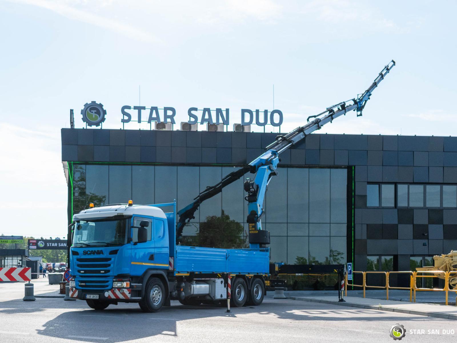 SCANIA G450 6x4 PALFINGER PK 42002 SH HDS Żuraw Fly Jib Wciagraka