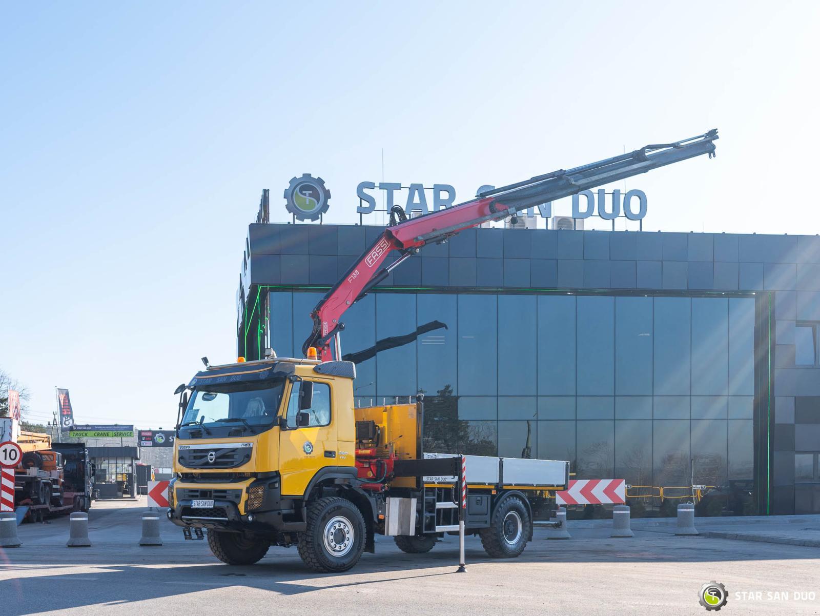 VOLVO FMX330 4x4 FASSI F135A2.23 HDS Żuraw