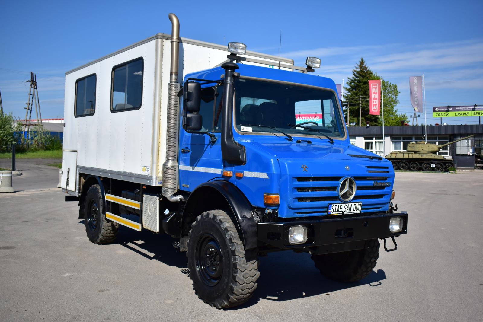 MERCEDES-BENZ UNIMOG U4000 4x4 Camper Warsztat Podwozie