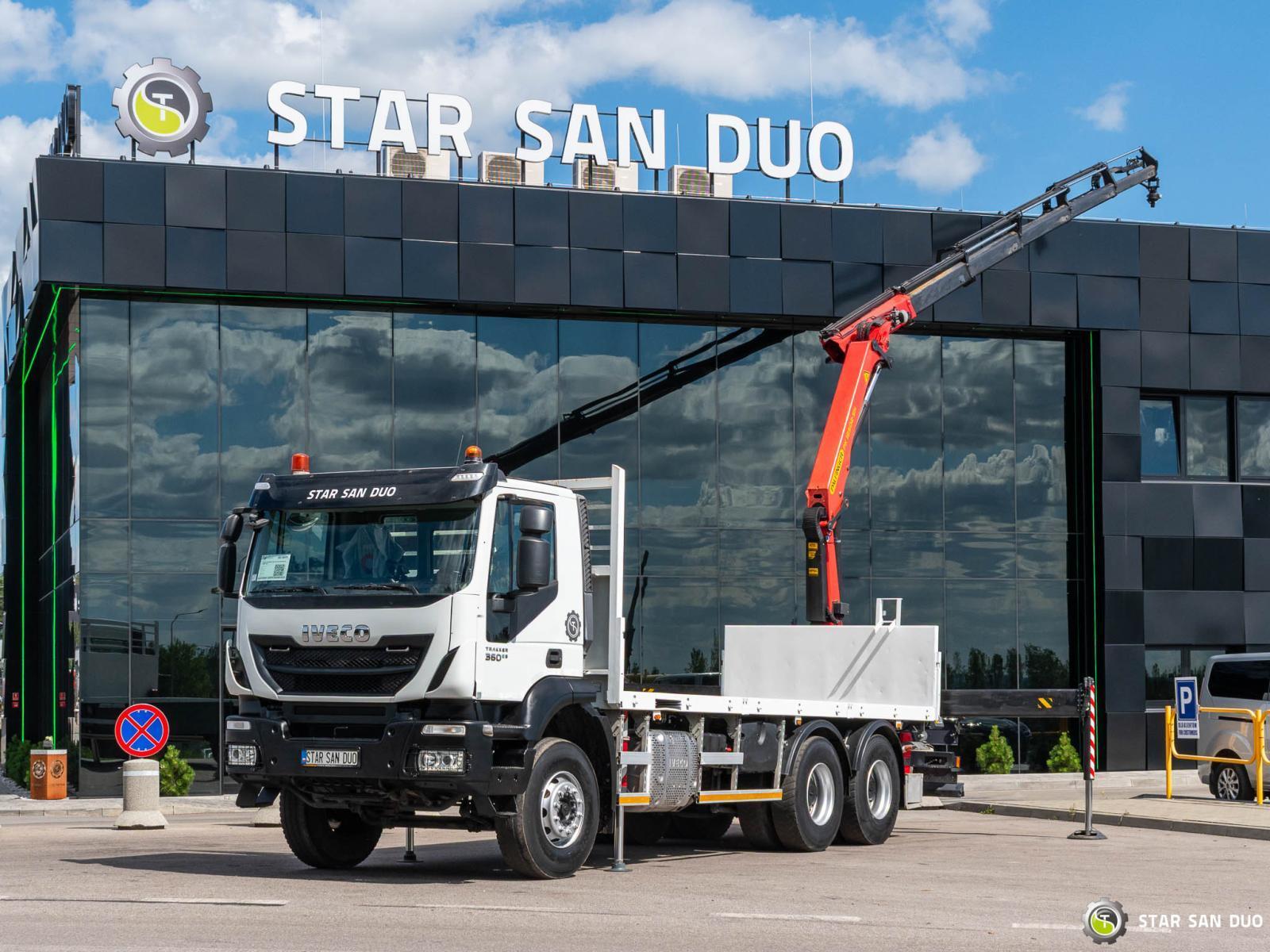 IVECO TRAKKER 360 6x4 PALFINGER PK 18502 SH HDS Żuraw Rotator