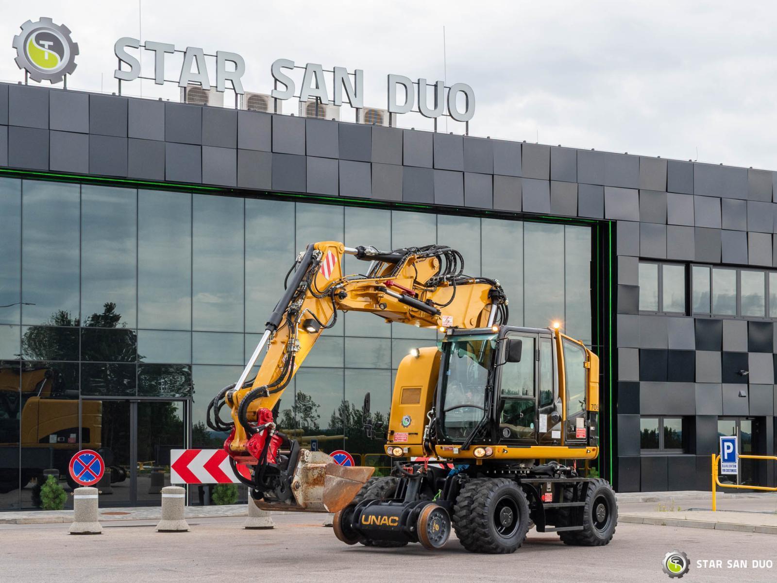UNAC 22 TRR CAT Excavator Railway Zwei Wege Maschine