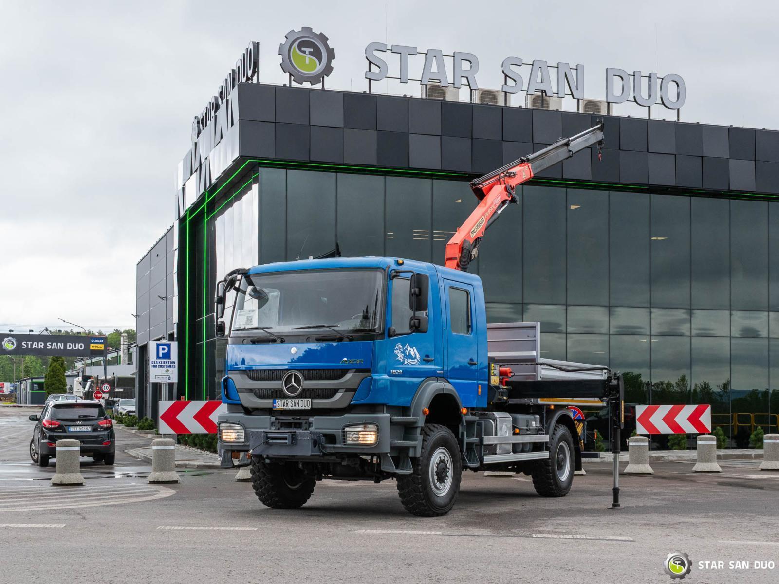 MERCEDES-BENZ AXOR 1829 4x4 Palfinger PK 8501 HDS Żuraw