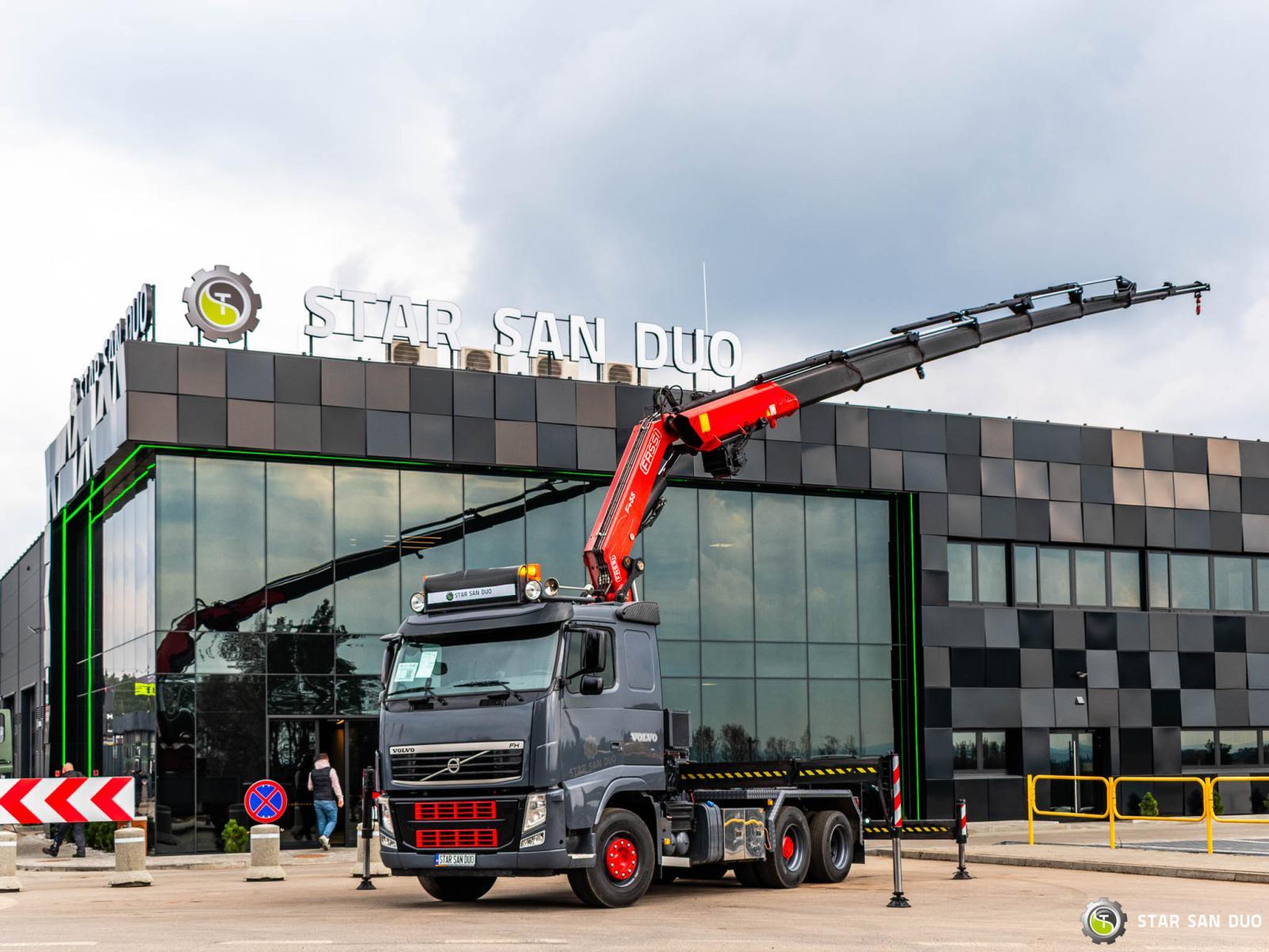 VOLVO FH540 6x2 FASSI F455RA.2.28 HDS Żuraw Wciągarka