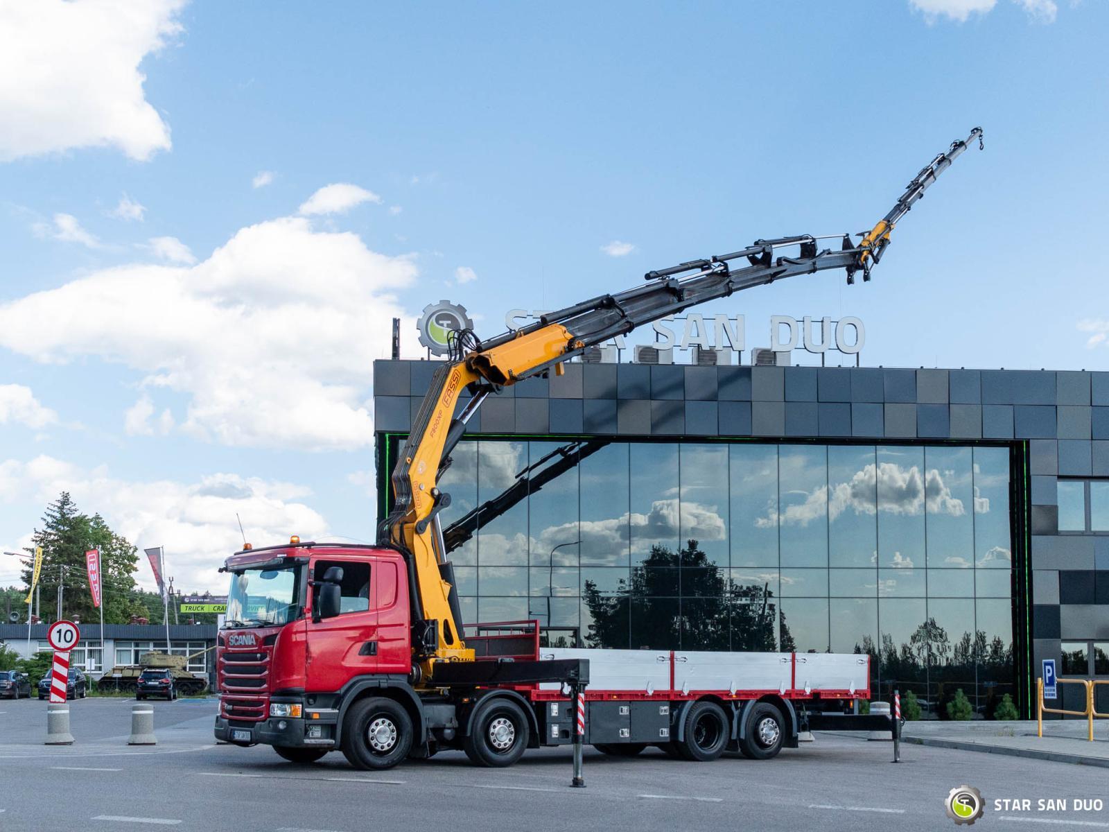 SCANIA G410 8x2 FASSI F800BXP.26  Crane FlyJib Winch