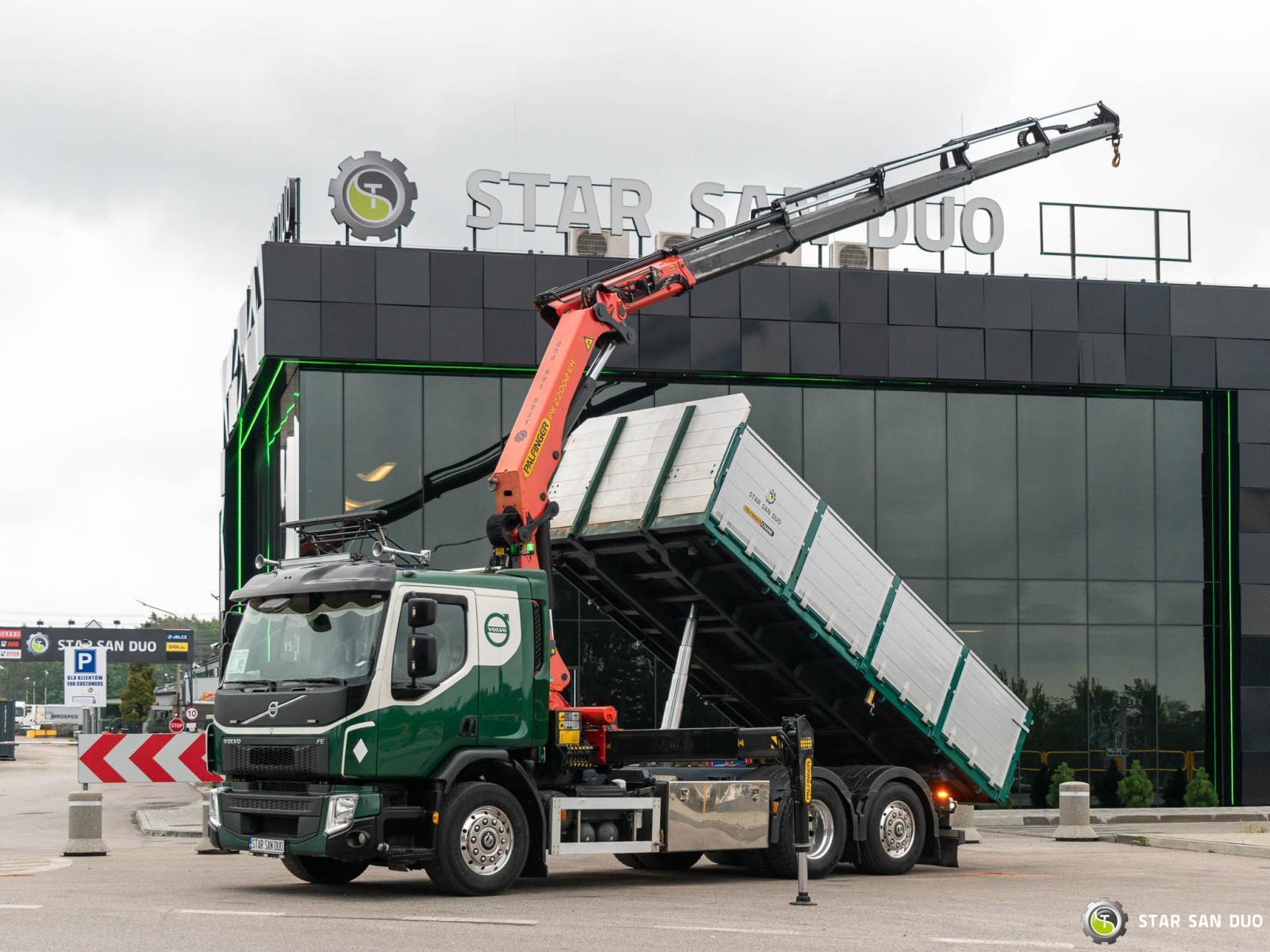 VOLVO FE 320 6x2 PALFINGER PK 22002 EH HDS Żuraw Wywrotka