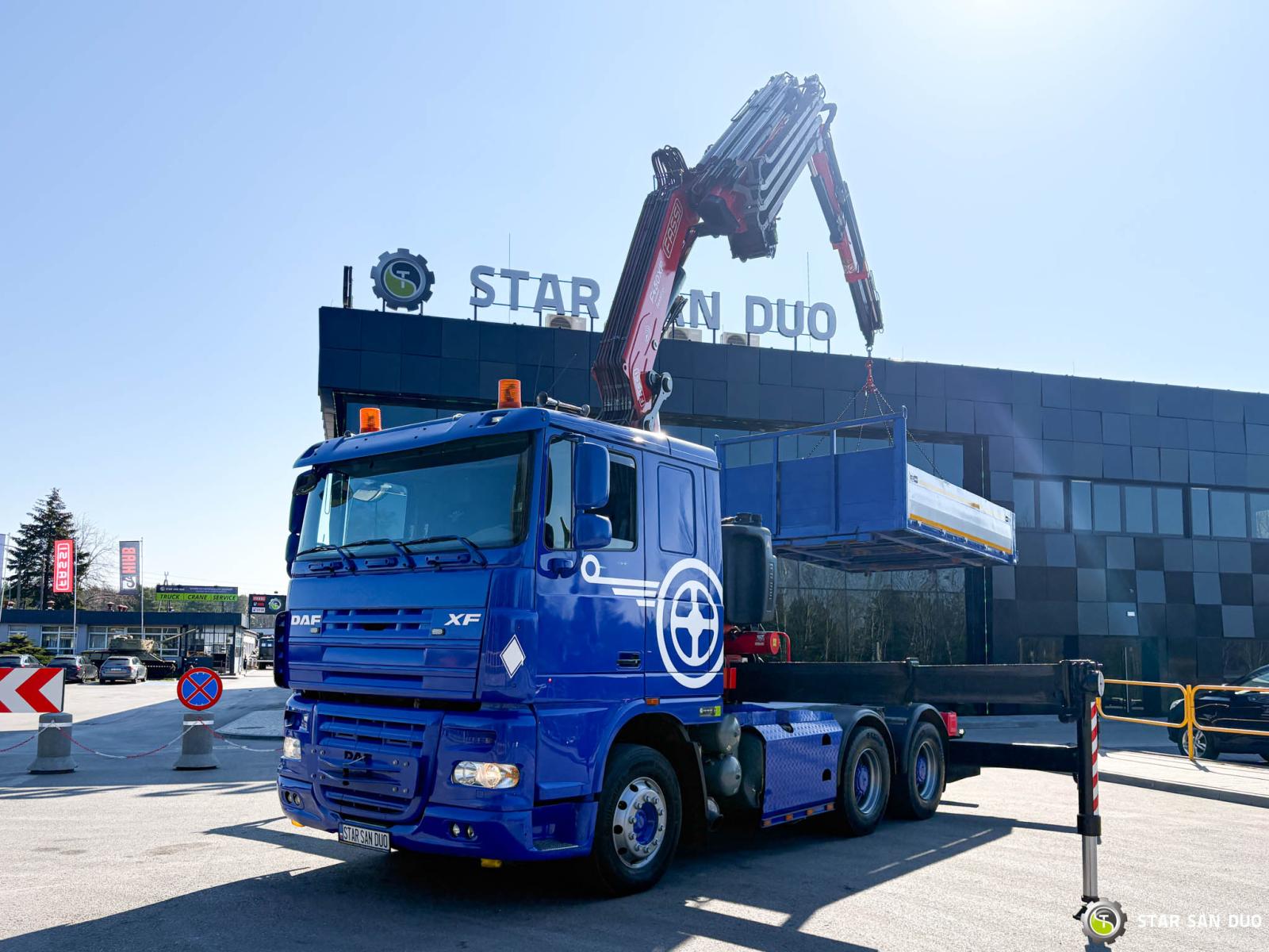 DAF XF 105.510 6x4 FASSI 450 FLY JIB Wciągarka HDS Żuraw