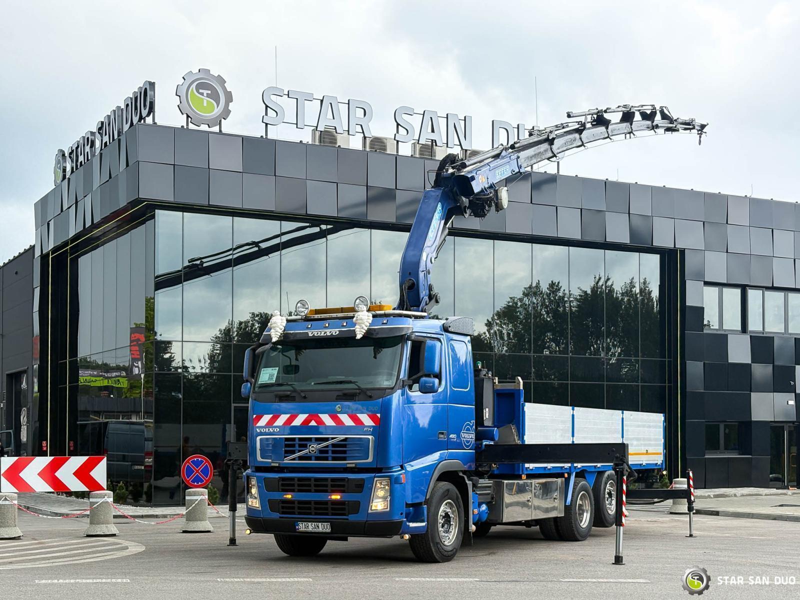 VOLVO FH 480 6x2 EFFER 370.11/8S Żuraw Hds Wciągarka