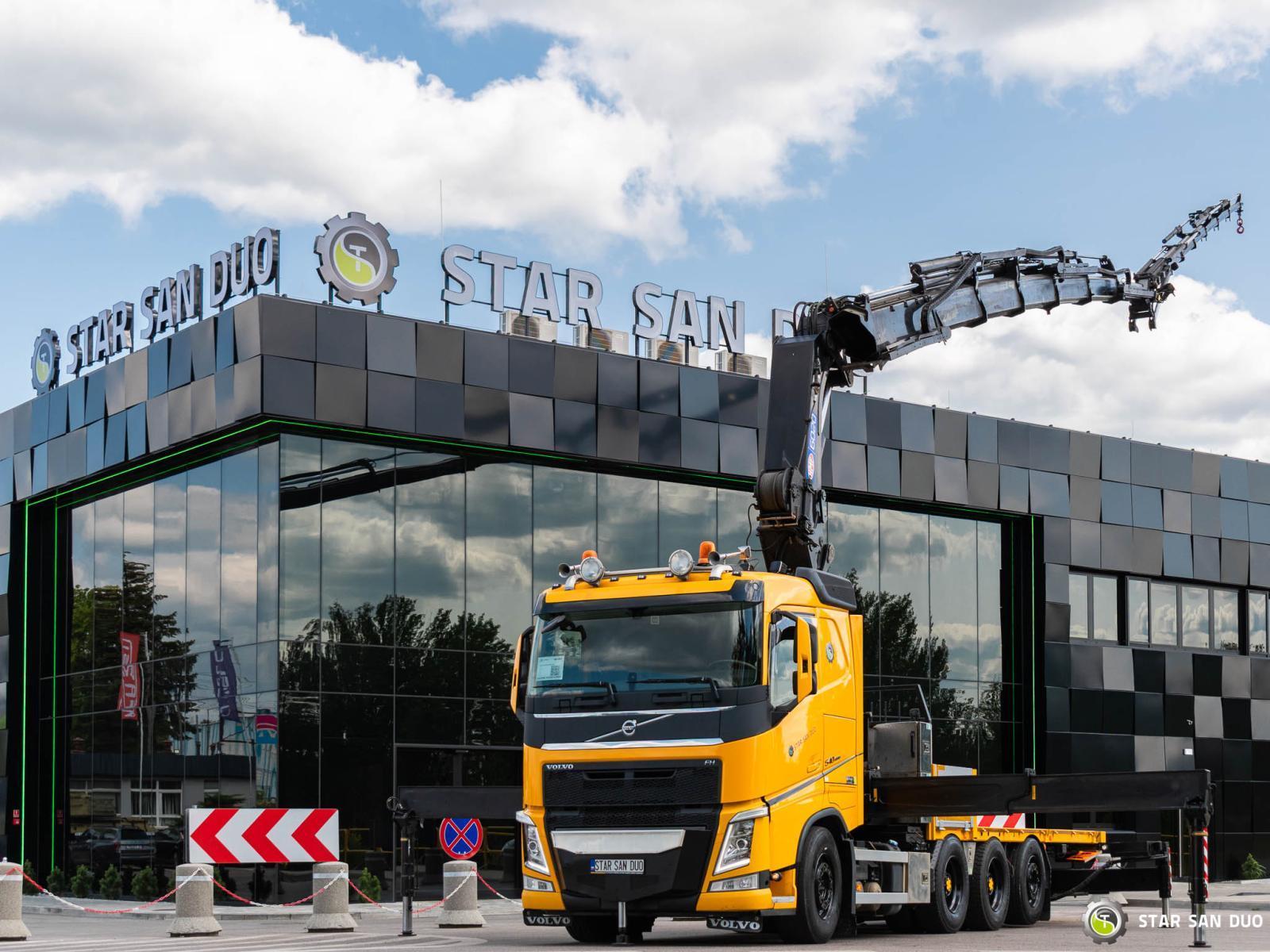 VOLVO FH 540 8x4 HMF 6020 Fly Jib Winch