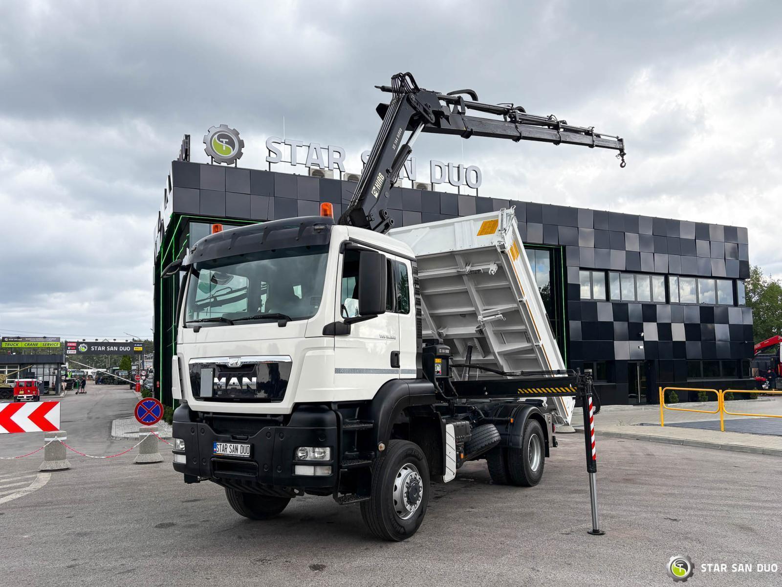 MAN TGS 18.360 4x4 HIAB 144 E-4 HDS Żuraw Wywrotka