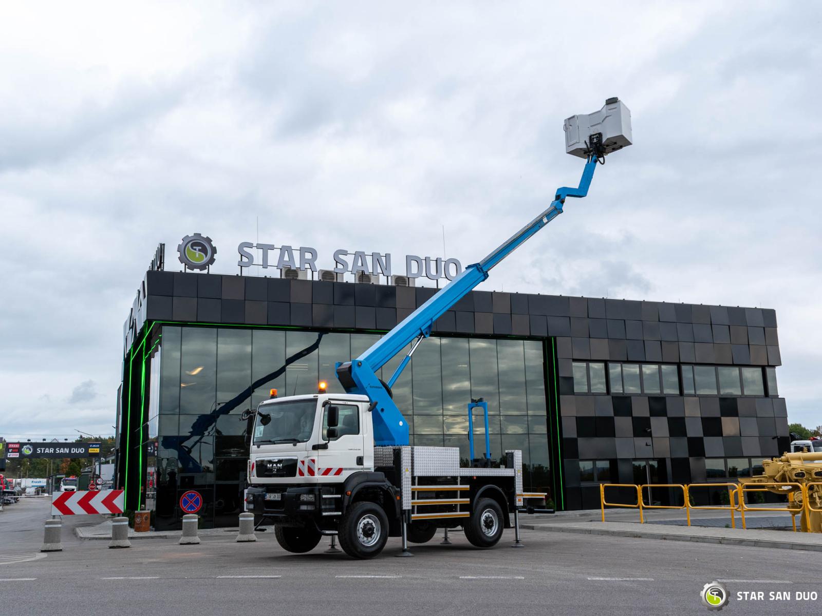 MAN TGM 13.250 4x4 RUTHMANN T180.1.S9 Podnośnik Koszowy