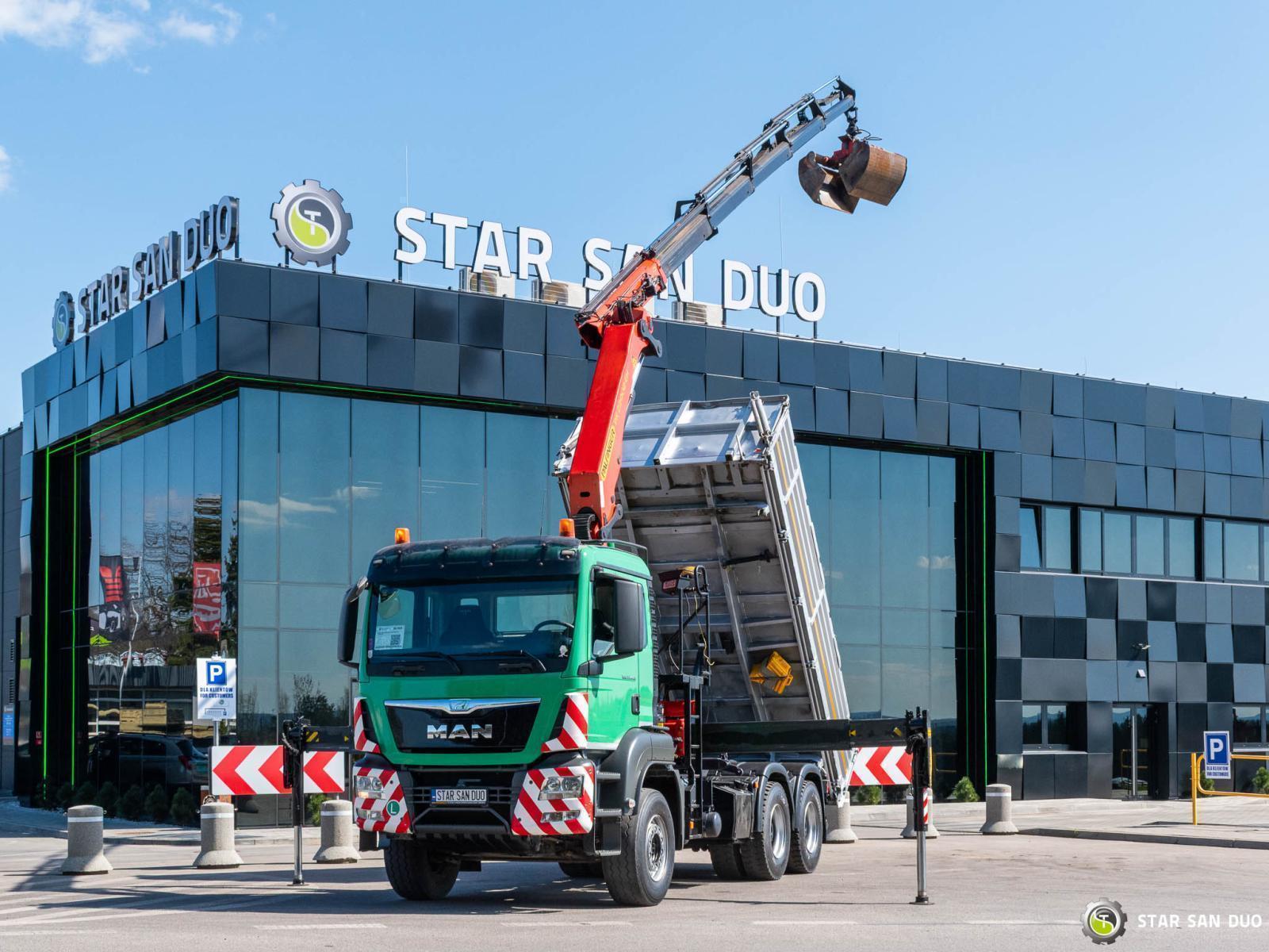 MAN TGS 33.440 6x4 PALFINGER PK 22002  Crane Tipper