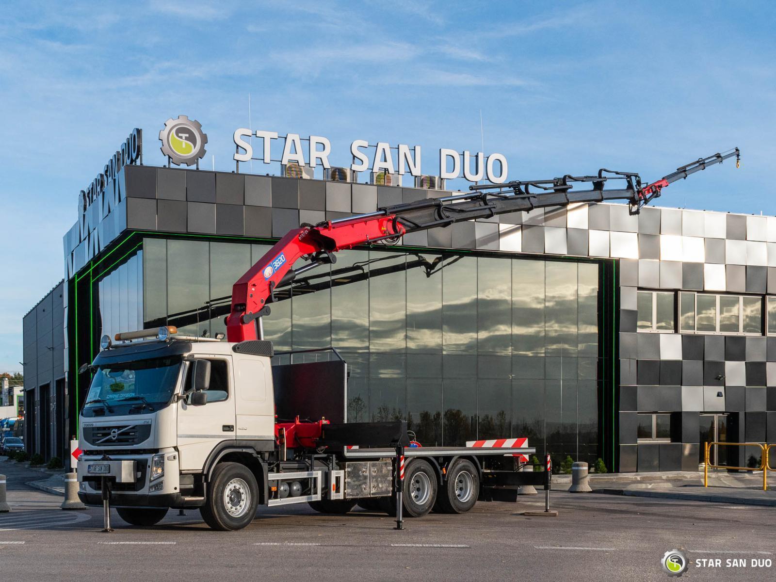 VOLVO FM 420 6x2 HMF 3820-K6 Fly Jib Crane Kran