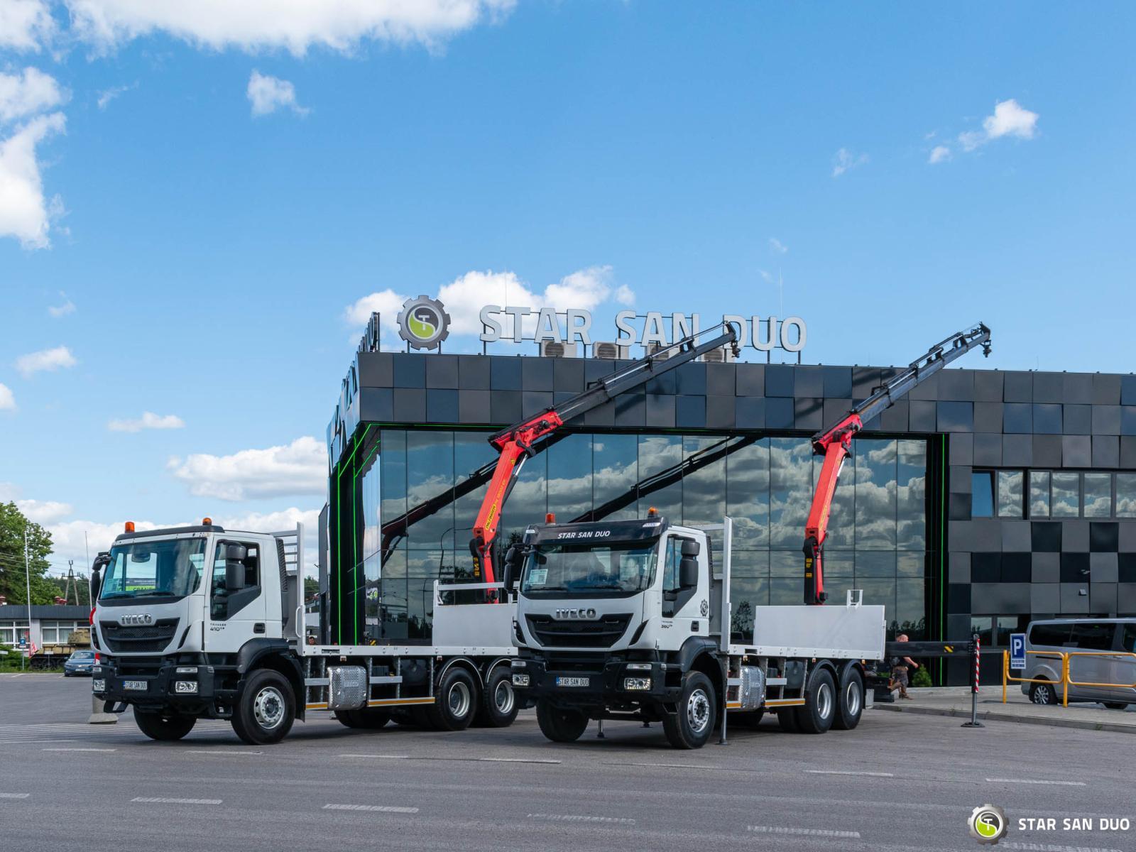 IVECO TRAKKER 410 6x4 PALFINGER PK 18002 EH HDS Żuraw Rotator