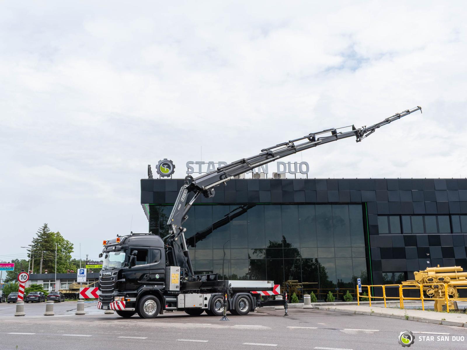 SCANIA R480 6x4 FASSI F660RA.2.26 HE-DYNAMIC HDS Żuraw Fly Jib Siodło