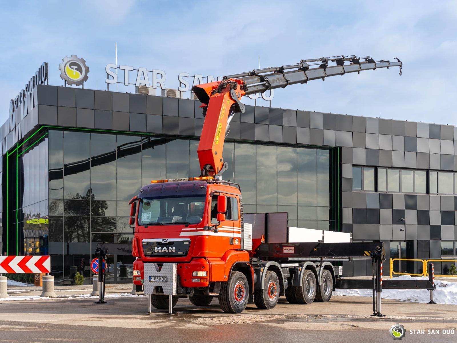 MAN TGA 35.480 8x6H PALFINGER PK 85002 HDS Żuraw Wciągarka