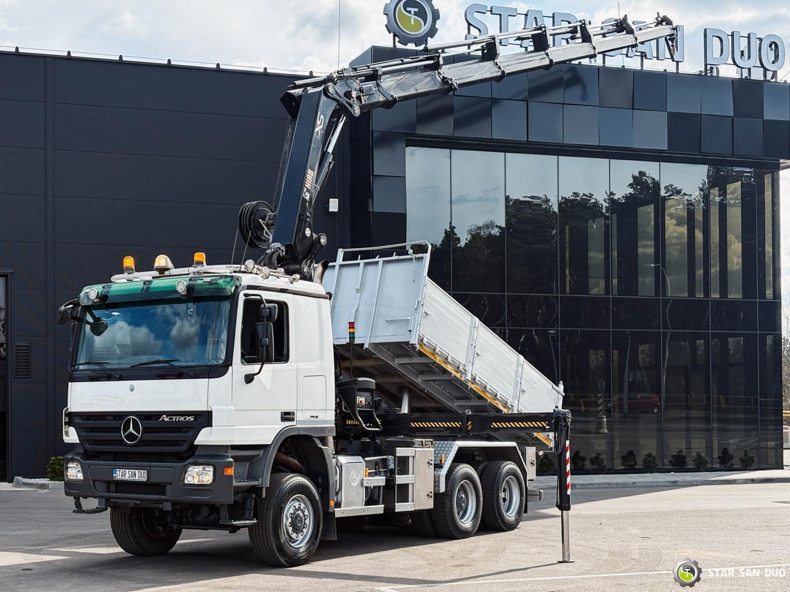 MERCEDES-BENZ ACTROS 18.48AK 6x4x4 HIAB 244E-6 HIPRO Kipper