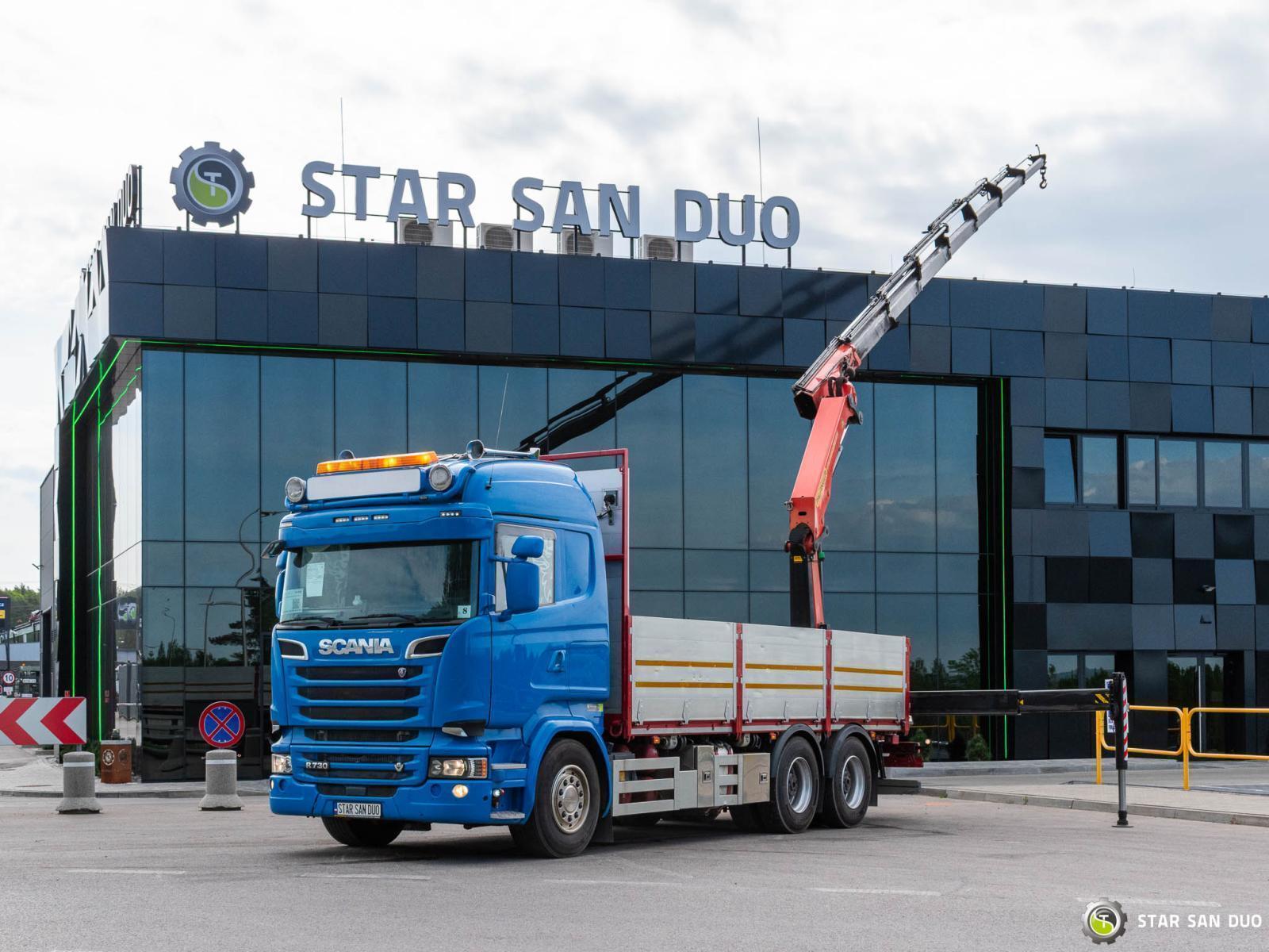 SCANIA R730 6X4 PALFINGER PK 33002 EH HDS Żuraw Crane