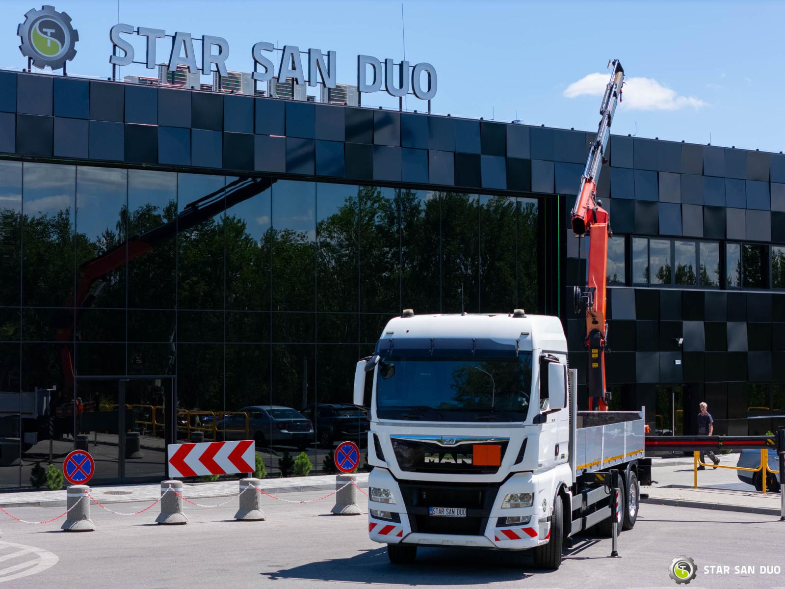 MAN TGX 26.480 6x2 PALFINGER PK 33002 EH HDS Żuraw Rotator Wciągarka