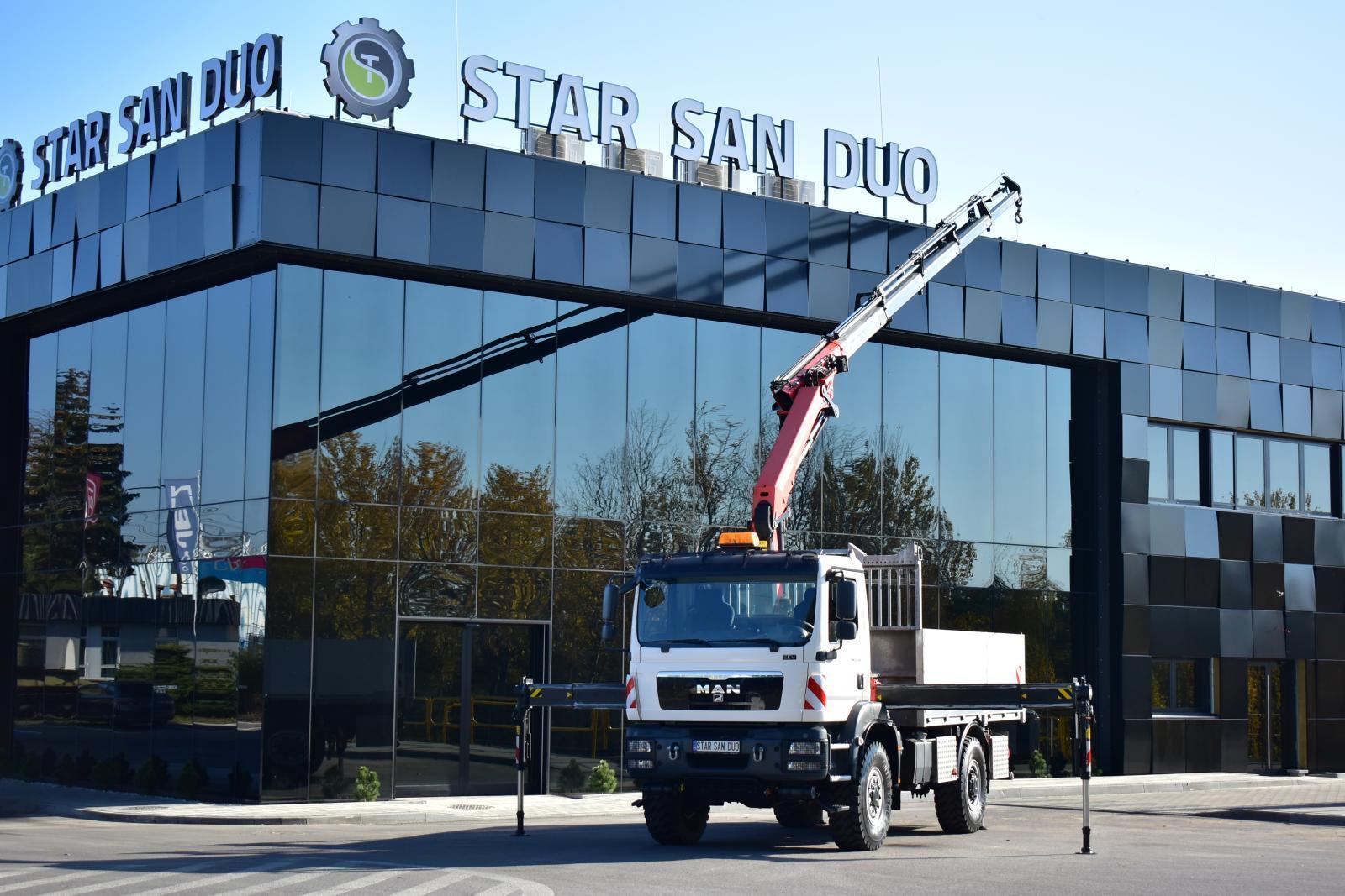 MAN TGM 18.340 4x4 PALFINGER PK 18002 HDS Żuraw Wciągarka