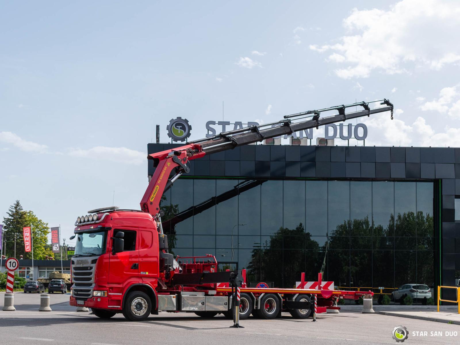 SCANIA R450 8x4 Palfinger PK 65002 SH HDS Żuraw