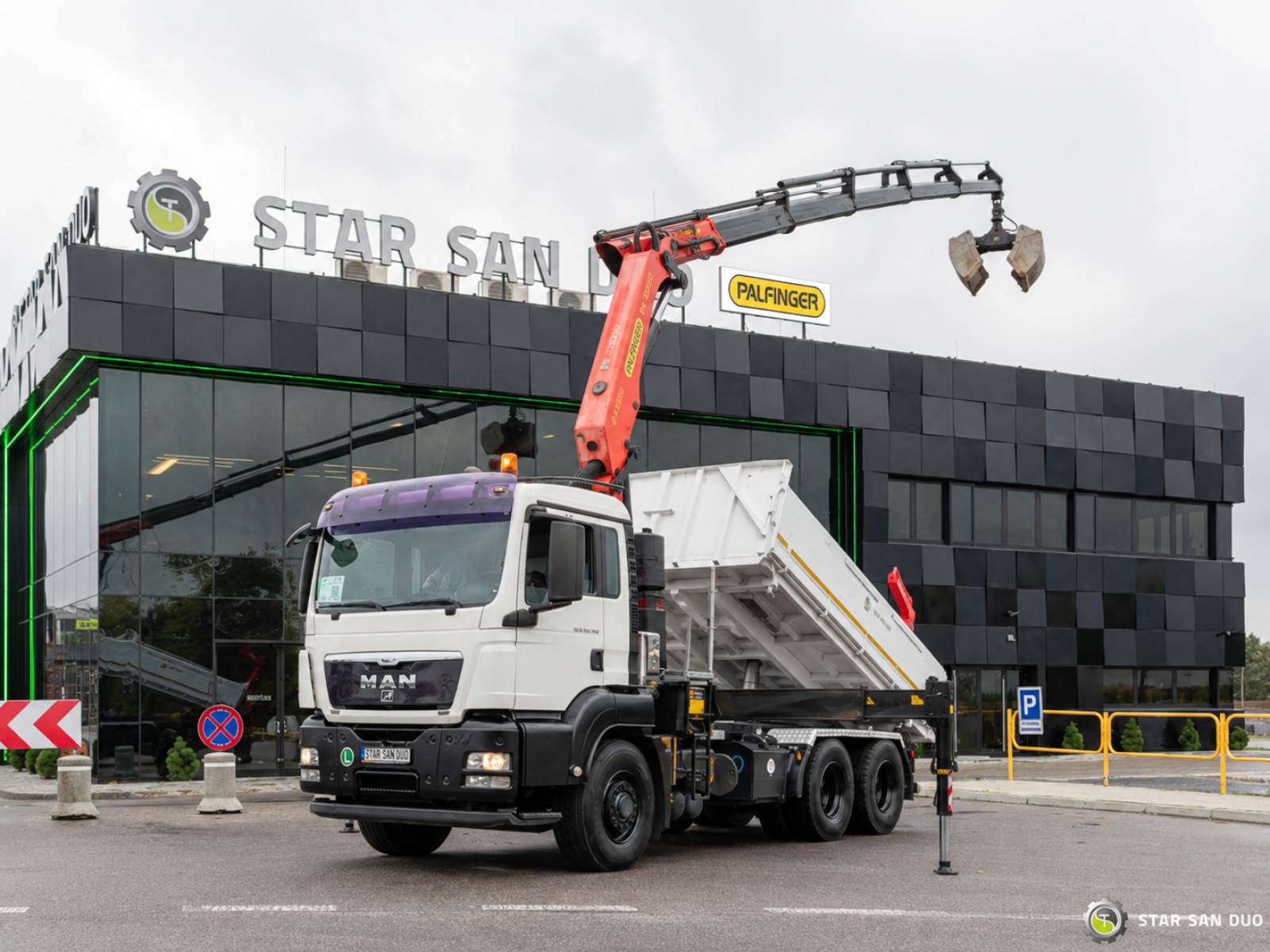 MAN TGS 26.440 6x6H PALFINGER PK 23002 SH HDS Żuraw Wywrotka