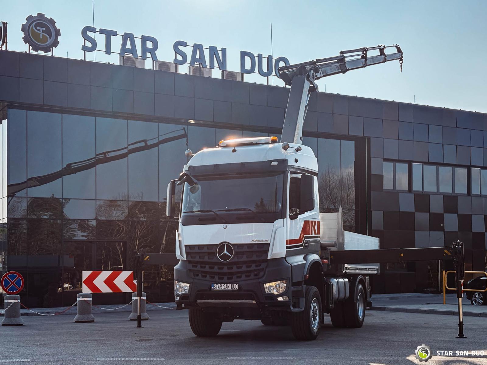MERCEDES - BENZ AROCS 1851 4x4 PALFINGER PK 20002 Crane Kran