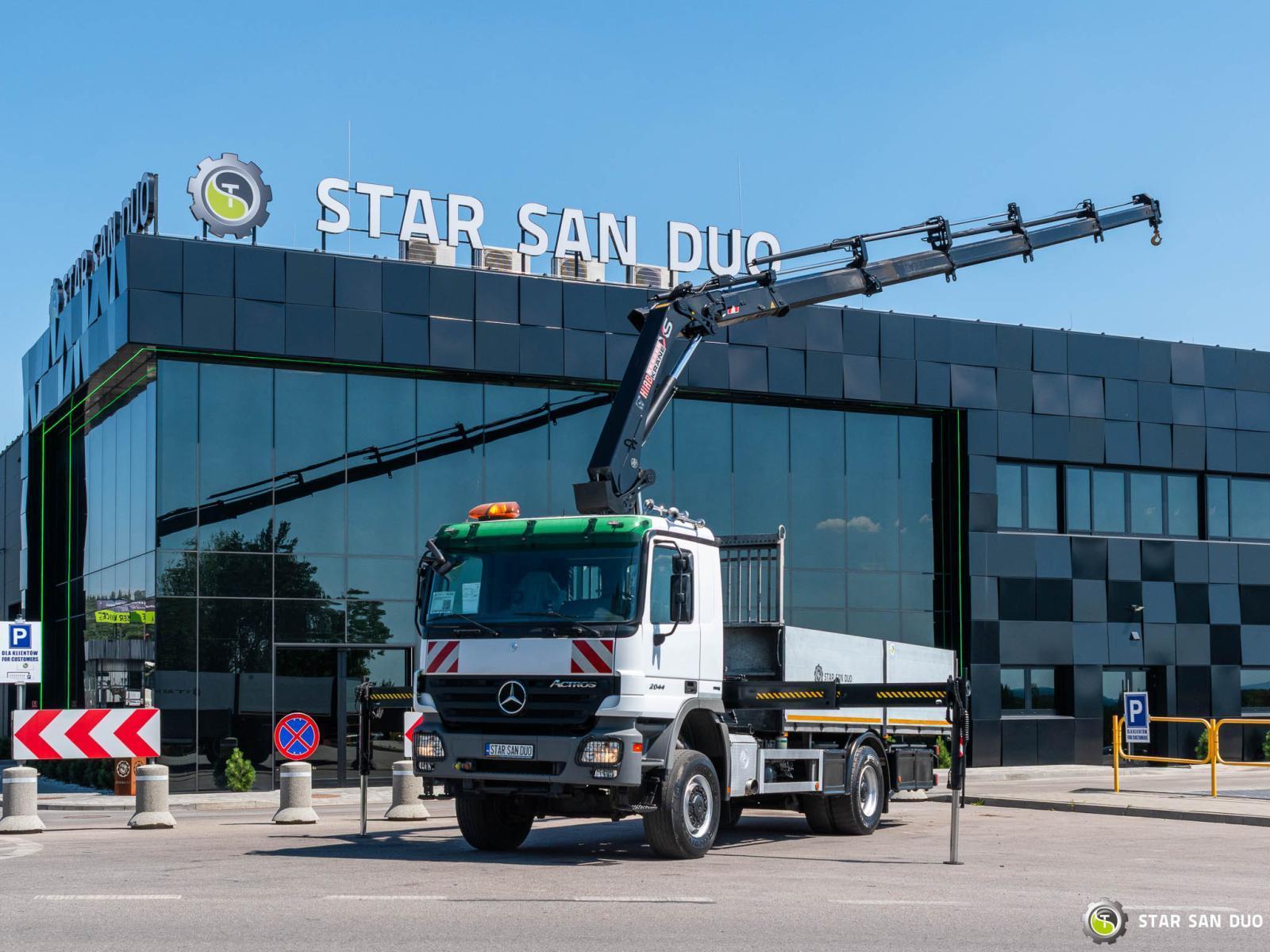 MERCEDES-BENZ Actros 2044A 4x4 Hiab 211 HDS Żuraw Crane