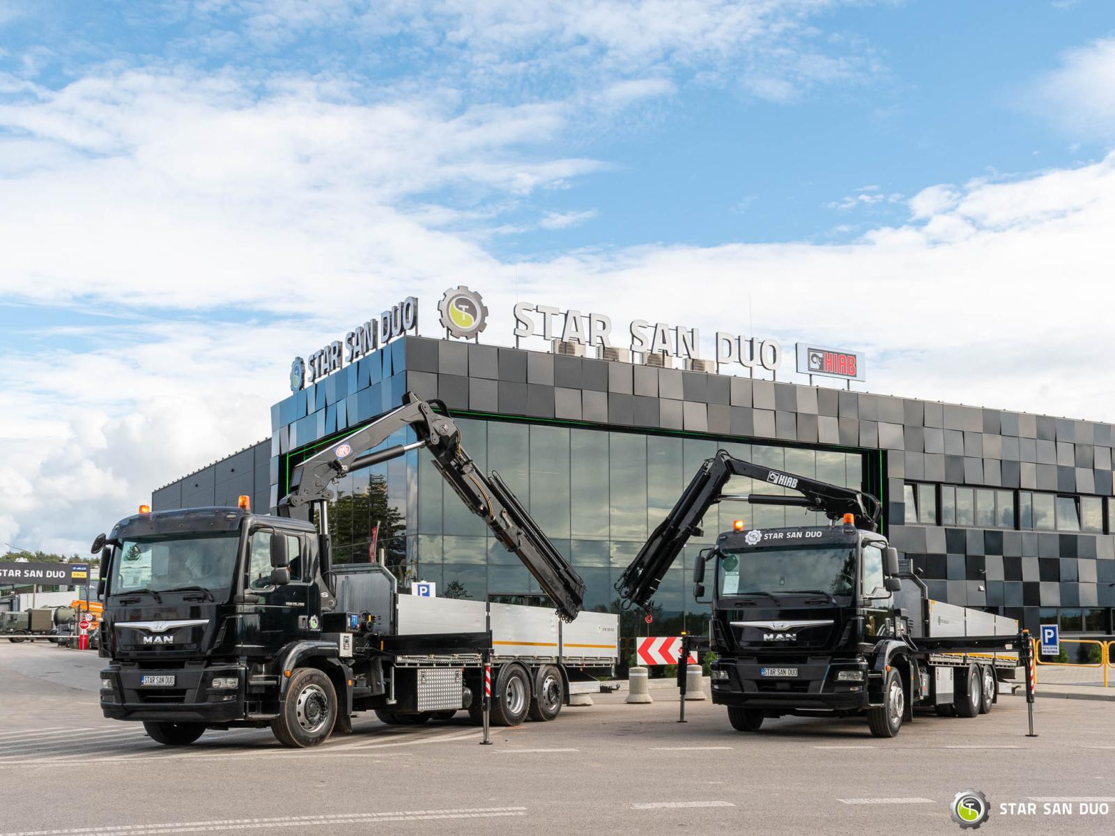 MAN TGM 26.290 6x2 HIAB XS 166 B-3  HIDUO HDS Żuraw