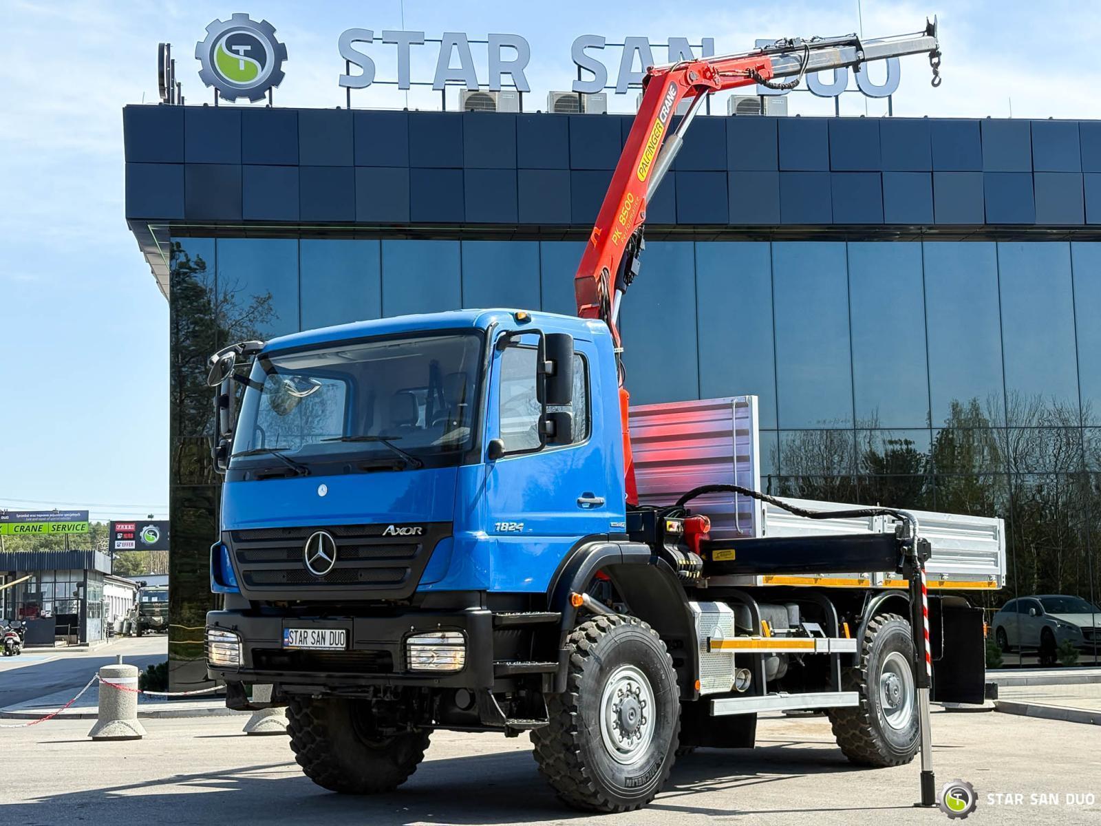 Mercedes-Benz AXOR 1824 4x4 PALFINGER PK 8500 Crane Kran