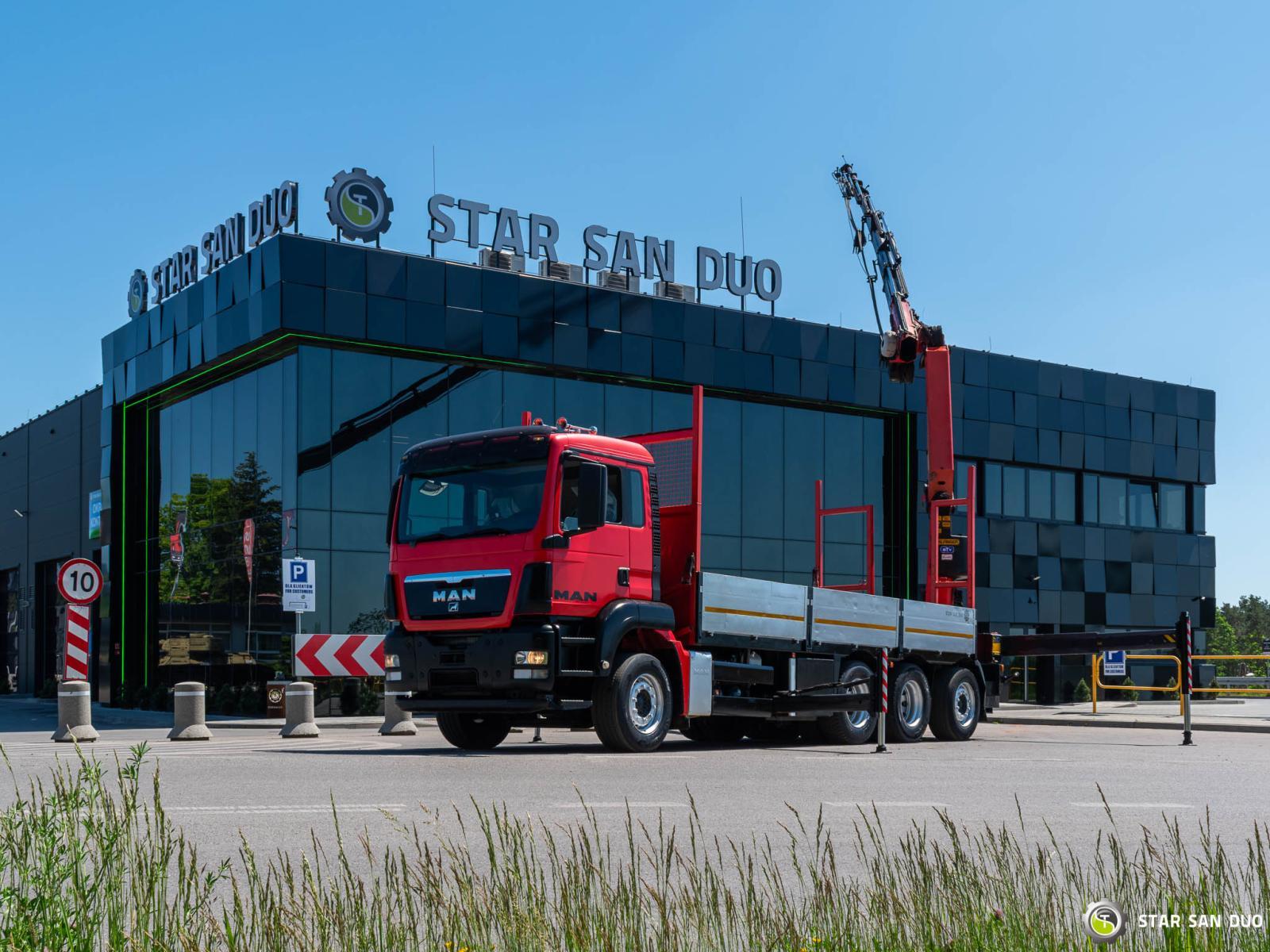 MAN TGS 35.400 8x4 Palfinger PK 34002 HDS Żuraw Wciągarka Rotator
