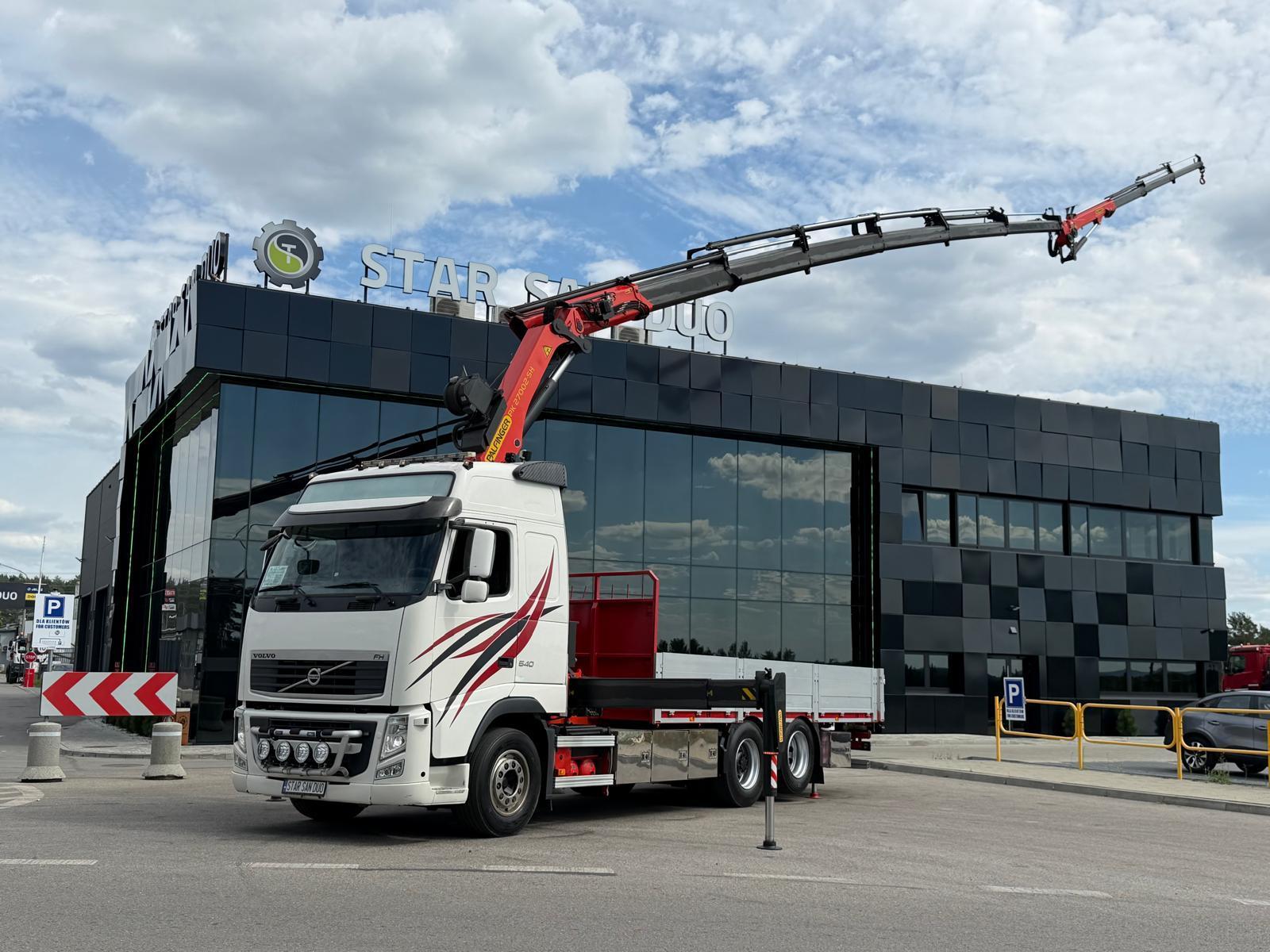 VOLVO FH 540 6x2 PALFINGER PK 27002 SH Fly Jib Wciągarka HDS