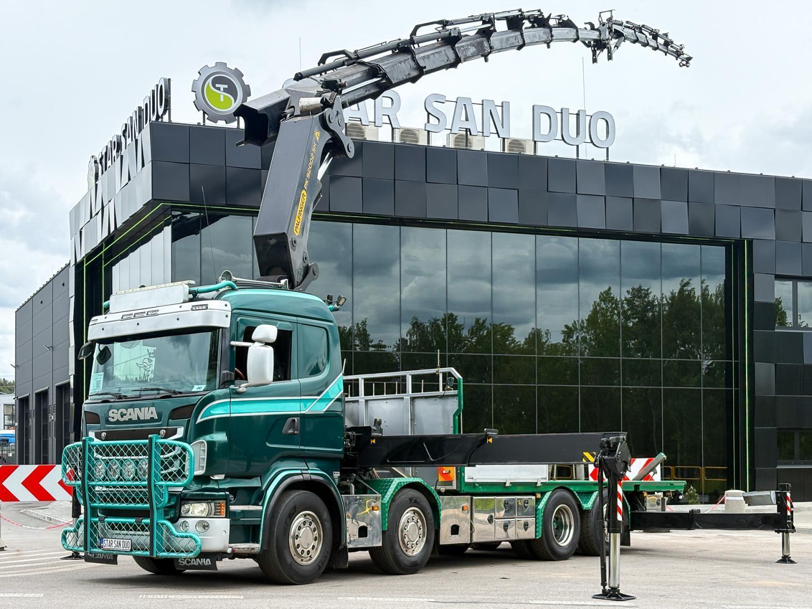 SCANIA R480 8x2 PALFINGER PK 92002 SH FLY JIB CRANE
