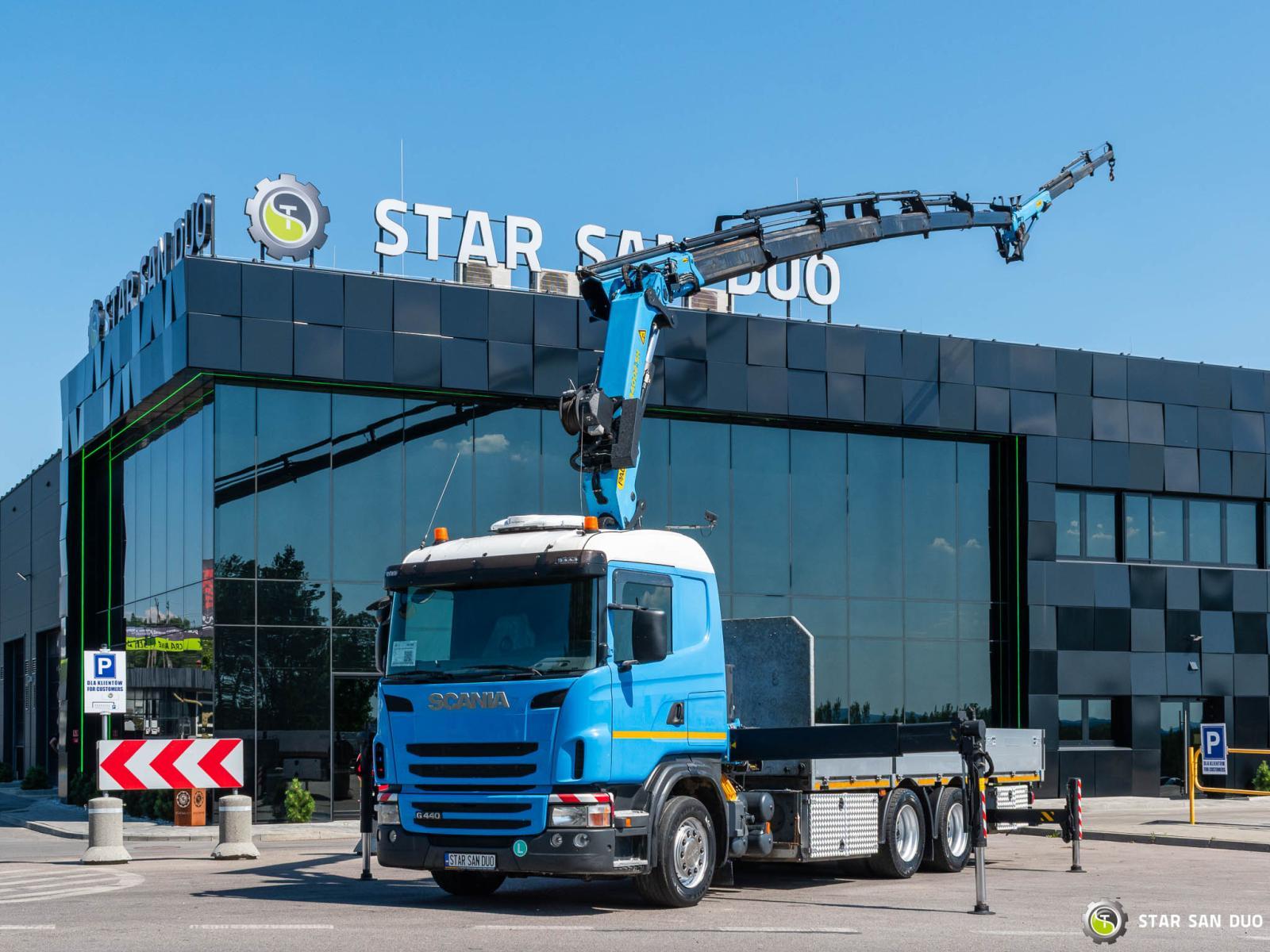 SCANIA G440 6x4 PALFINGER PK 34002 SH Fly Jib Wciągarka HDS Żuraw Crane