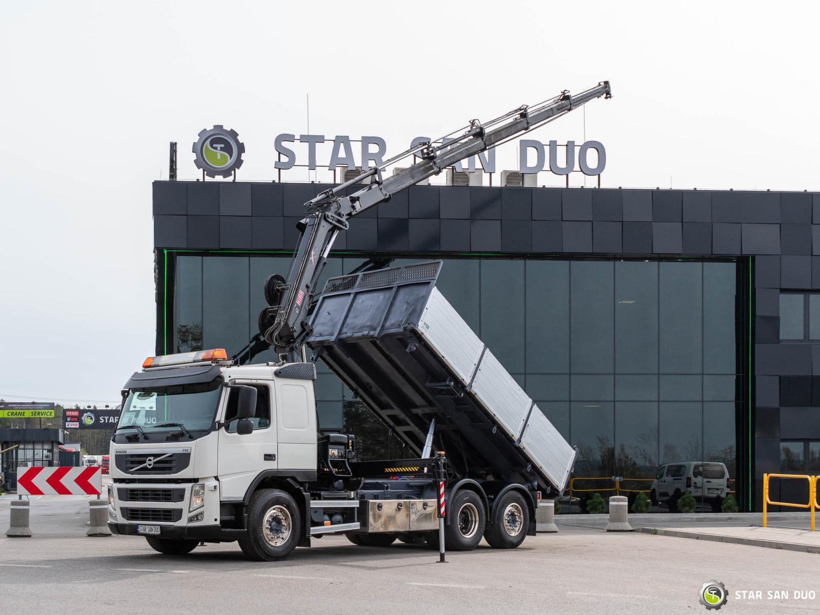 VOLVO FM430 6x2 HIAB 166 E-5 HIPRO HDS Żuraw Wywrotka