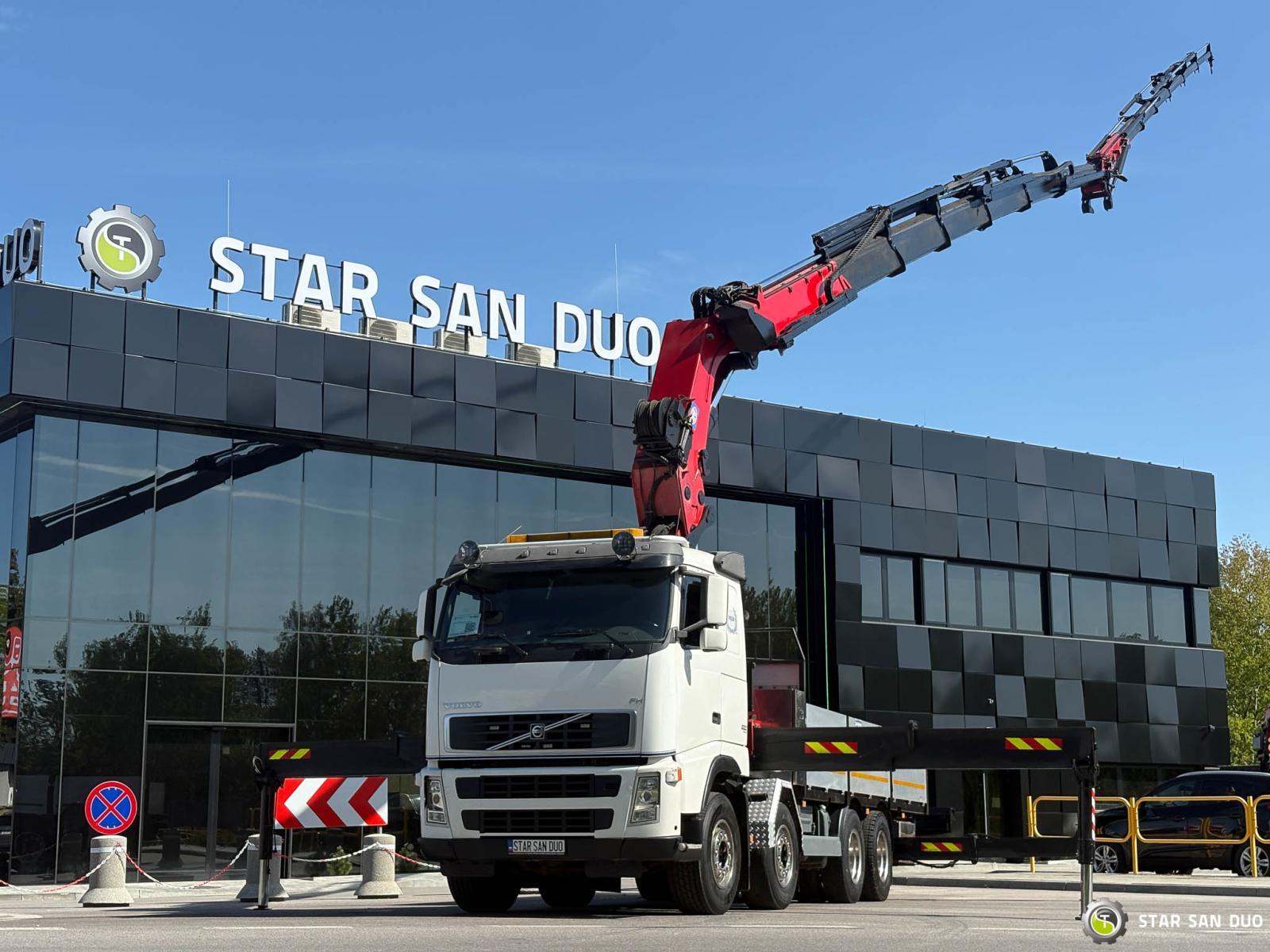 VOLVO FH 520 8x4 HMF THOR K6 Fly Jib Euro 4 Winch