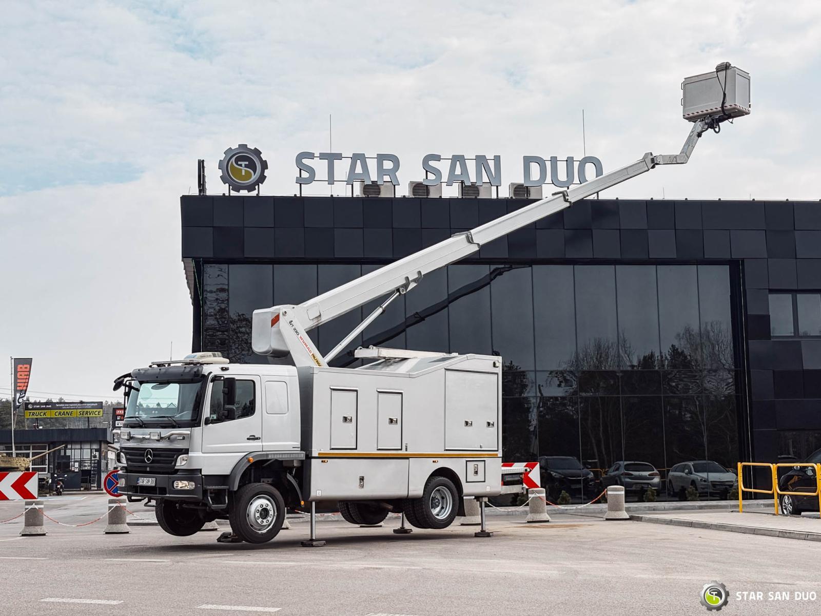 Mercedes-Benz 1529 4x4 Atego Lift Palfinger Wumag WT 230